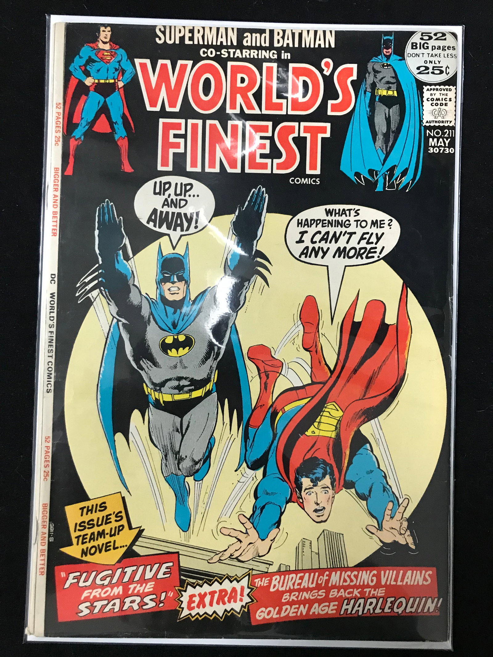 DC COMICS NO.211 SUPERMAN AND BATMAN CO-STARRING IN WORLD`S FINEST: Prices are in Canadian dollars