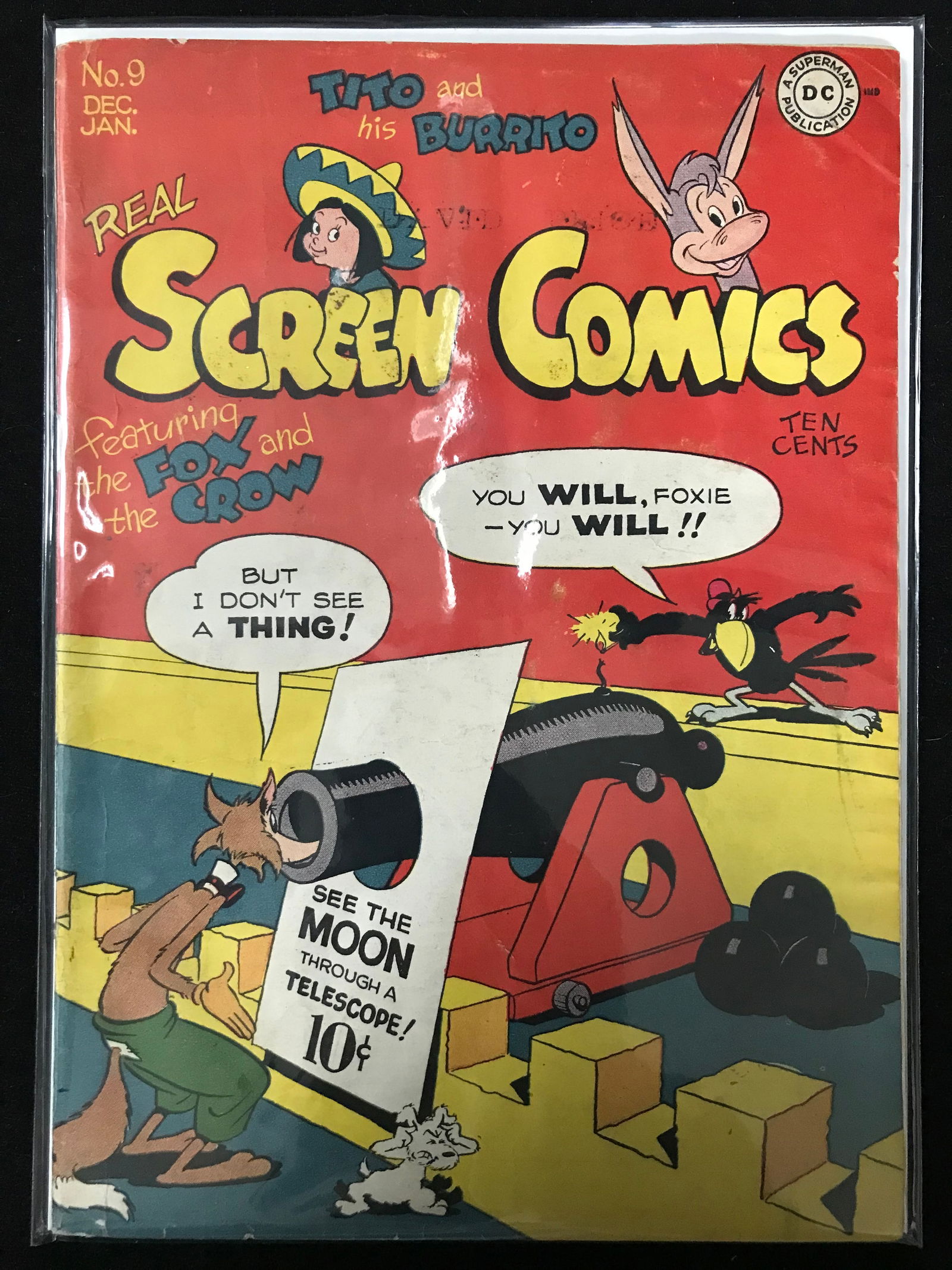 A SUPERMAN PUBLICATION NO.9 TITO AND HIS BURRITO REAL SCREEN COMICS (1 of 1)