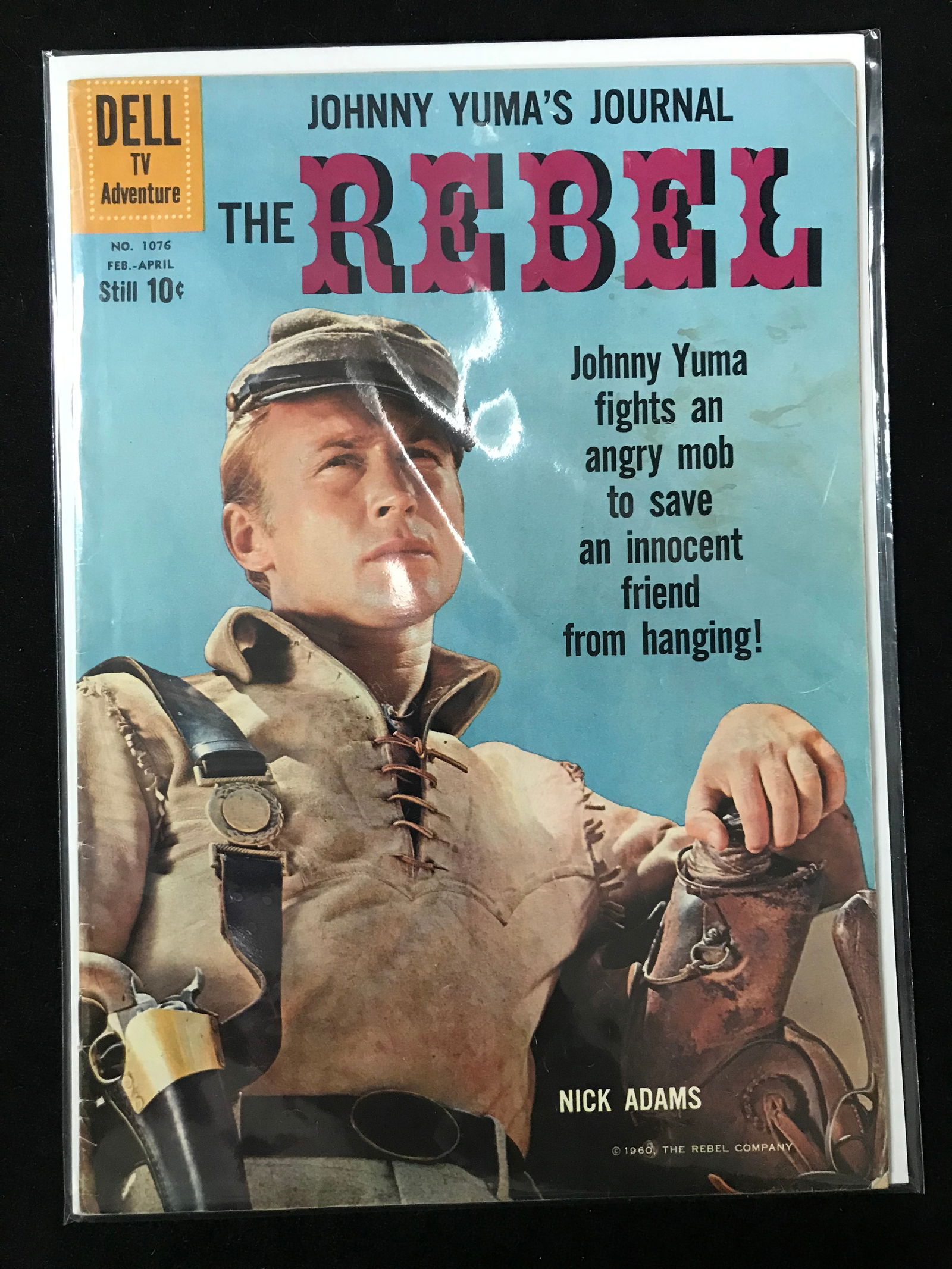 DELL TV ADVENTURE COMICS NO.1076 THE REBEL (1 of 1)