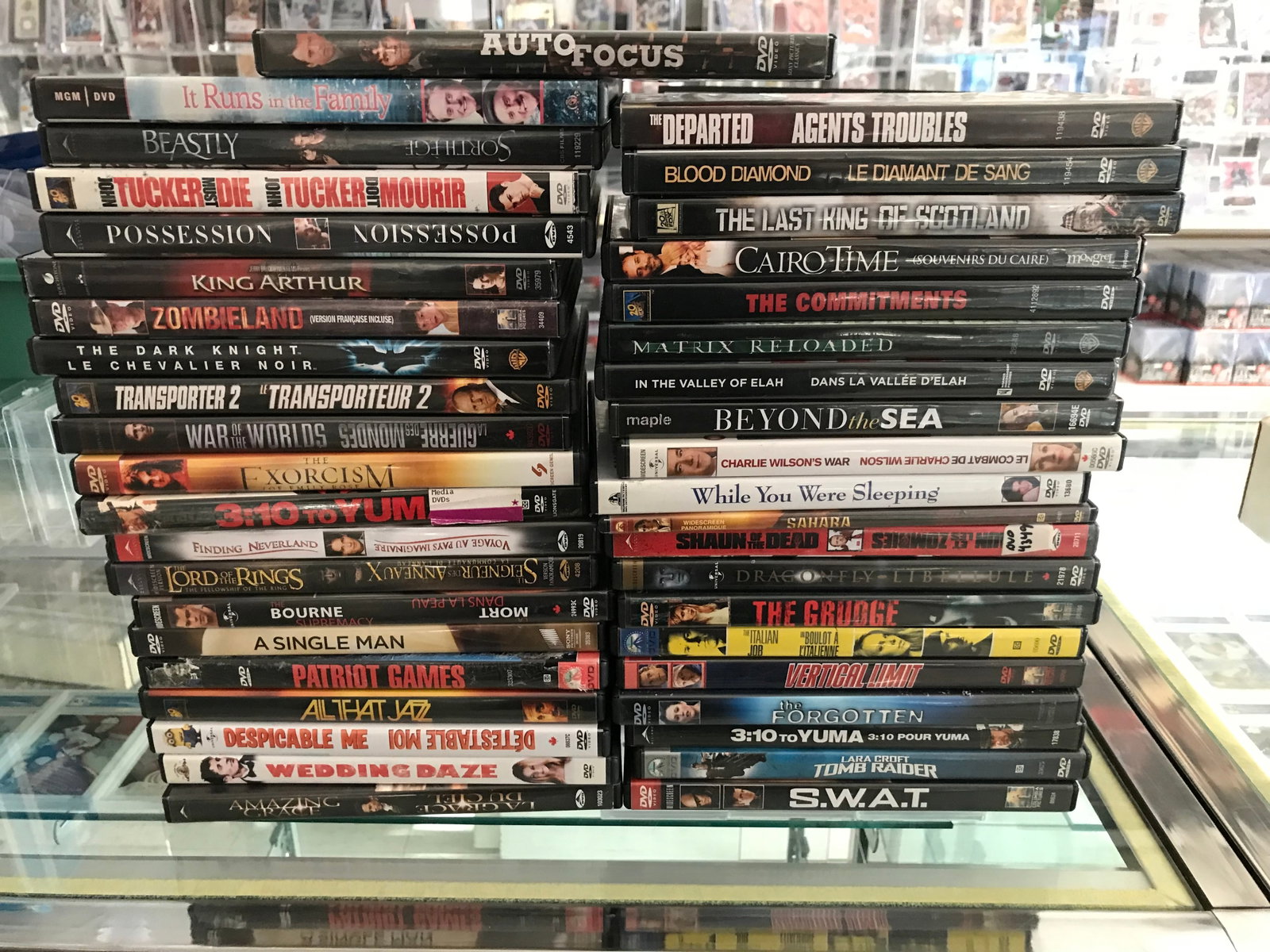 LOT OF 30 DVD'S POPULAR TITLES: Prices are in Canadian dollars