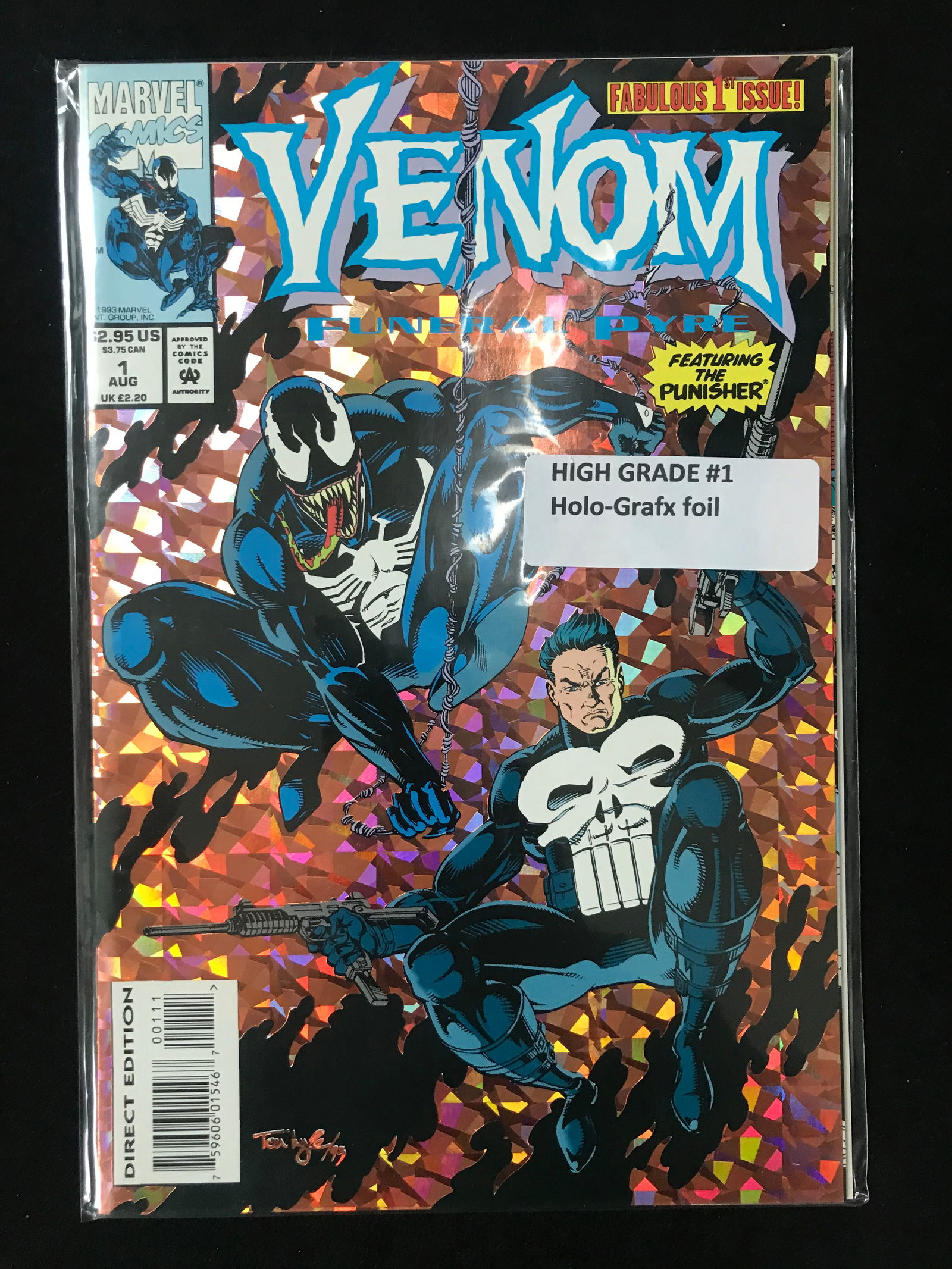 MARVEL COMICS VENOM NO.1 HOLO GRAFX FOIL (1 of 1)
