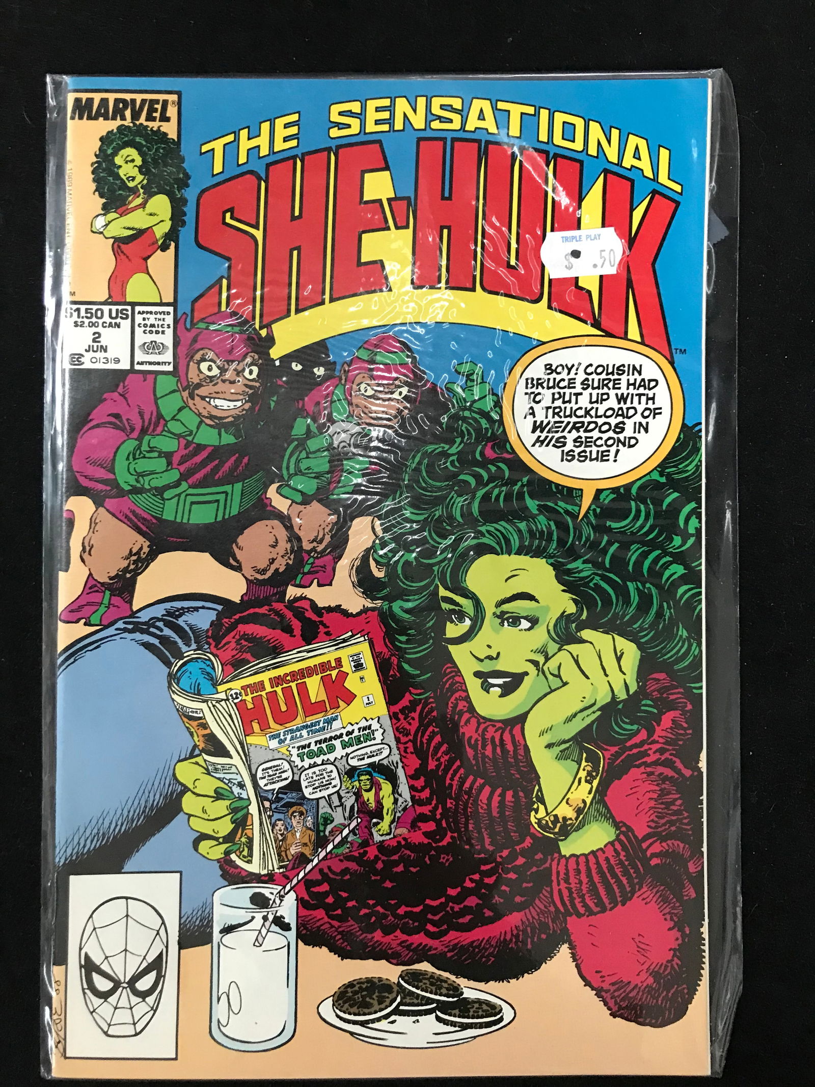 MARVEL COMICS NO.2 THE SENSATIONAL SHE-HULK (1 of 1)