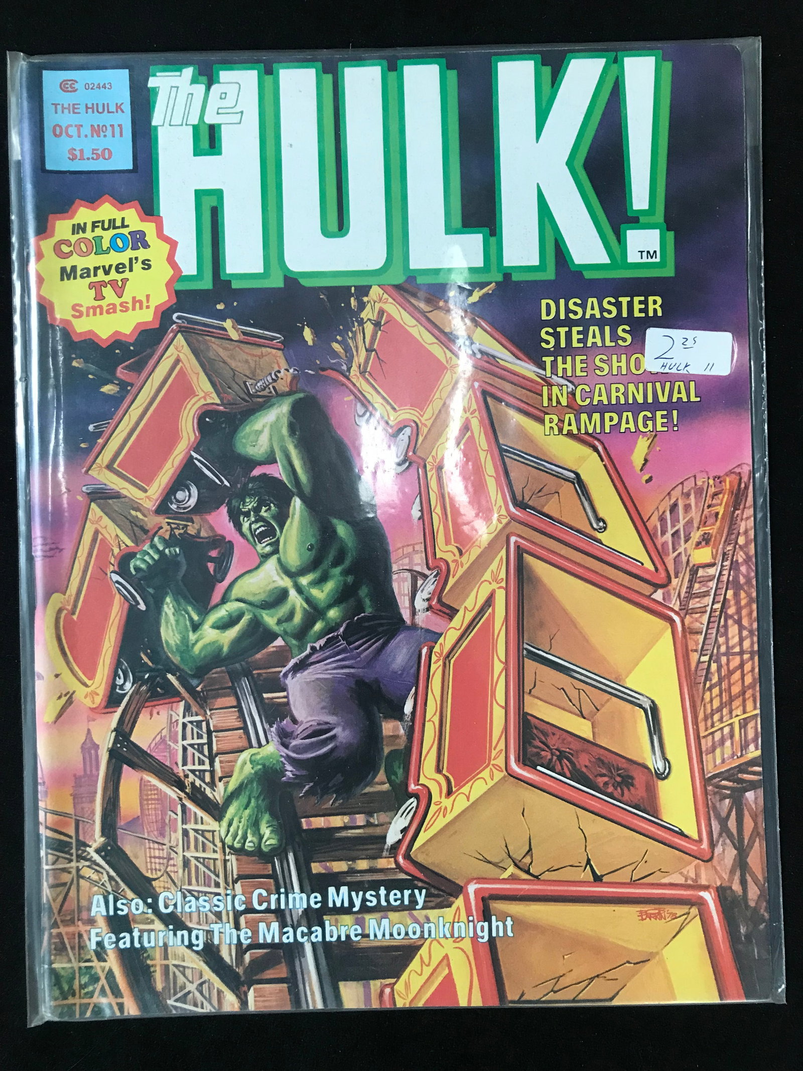 CURTIS COMICS THE HULK NO.11 1978: Prices are in Canadian dollars