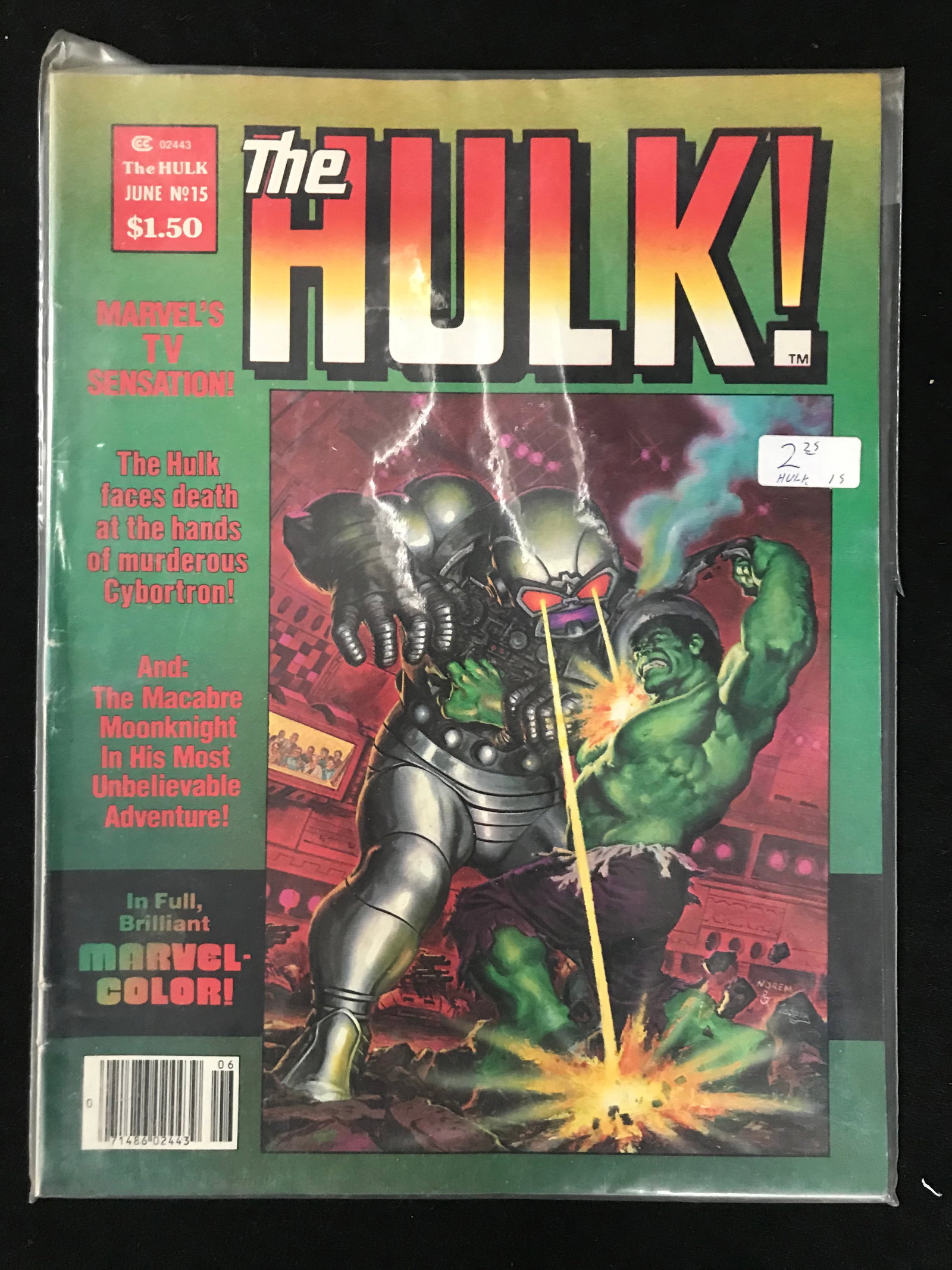 CURTIS COMICS THE HULK NO.15 1978: Prices are in Canadian dollars