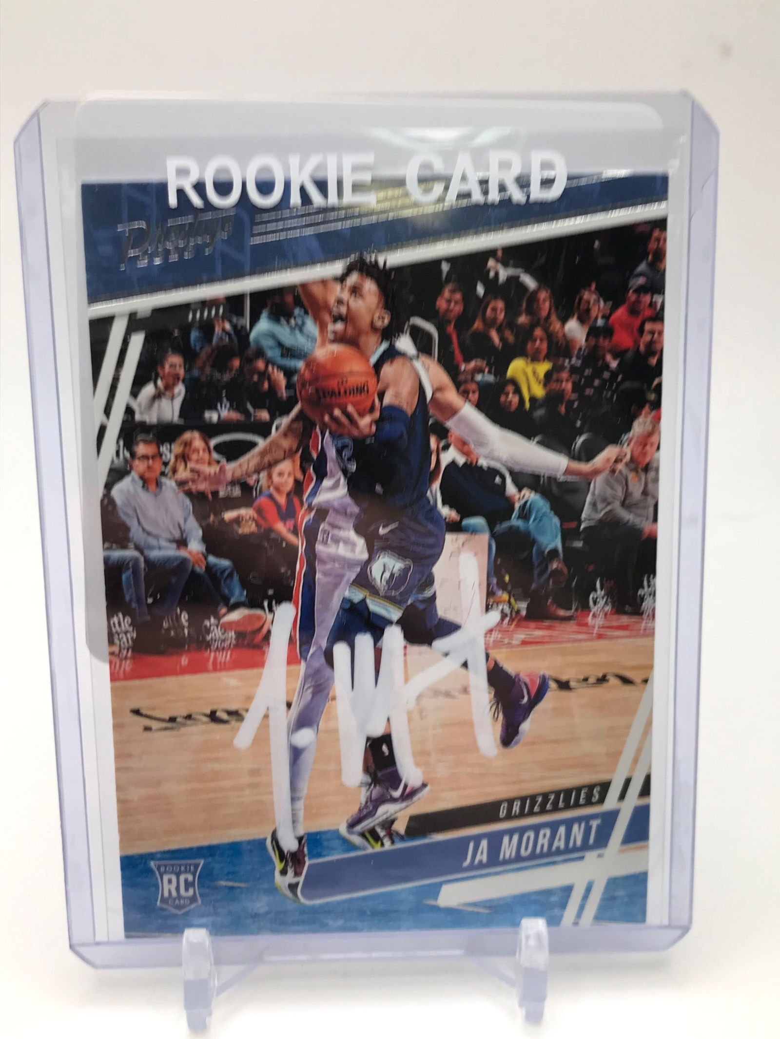 JA MORANT SIGNED 2019 PANINI MOSAIC ROOKIE CARD (PRO CERT COA) (1 of 2)
