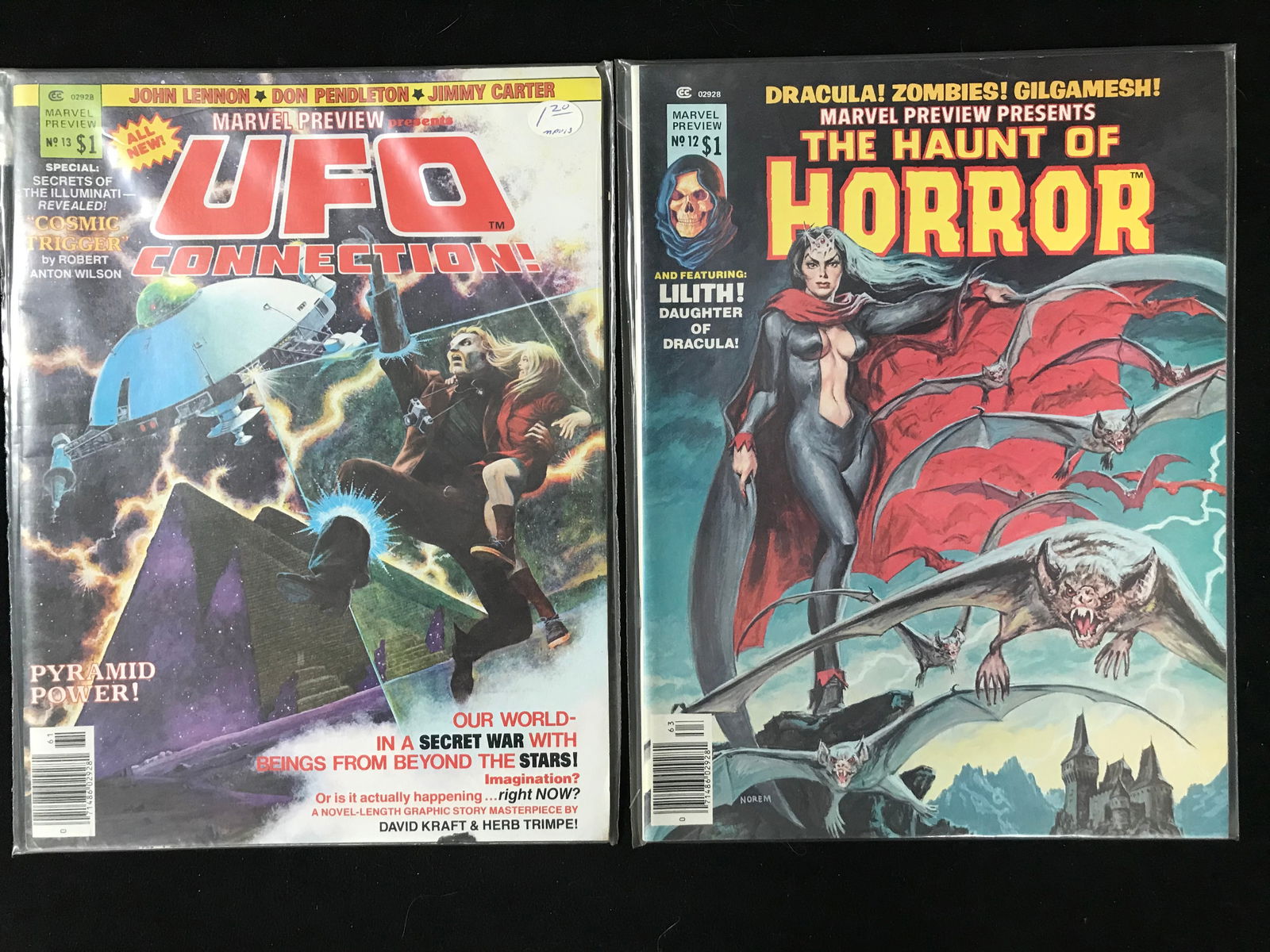 MARVEL PREVIEW PRESENTS COMIC BOOK LOT (UFO/ HAUNT OF HORROR) (1 of 1)