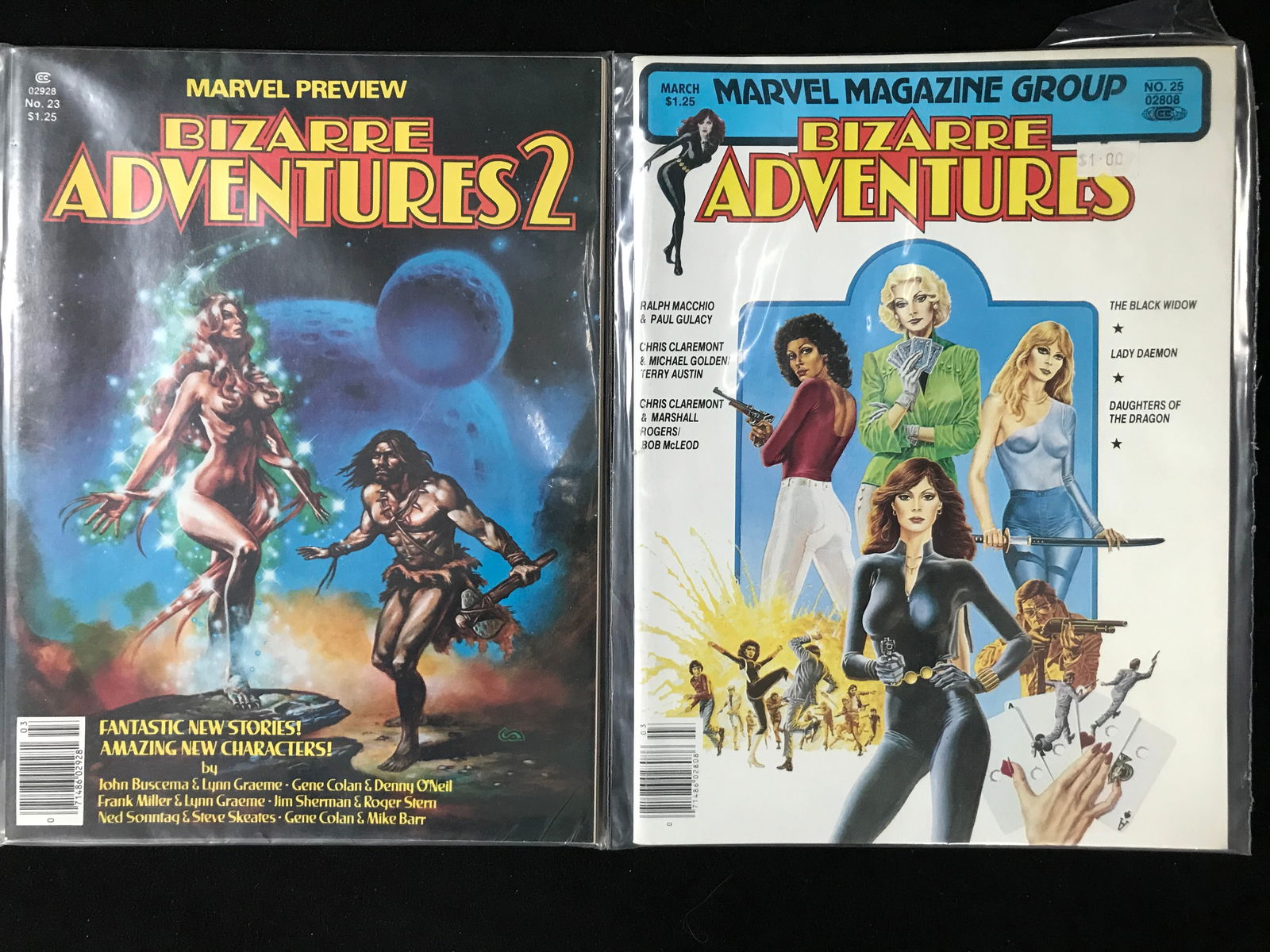 MARVEL PREVIEW PRESENTS COMIC BOOK LOT (BIZARRE ADVENTURES) (1 of 1)