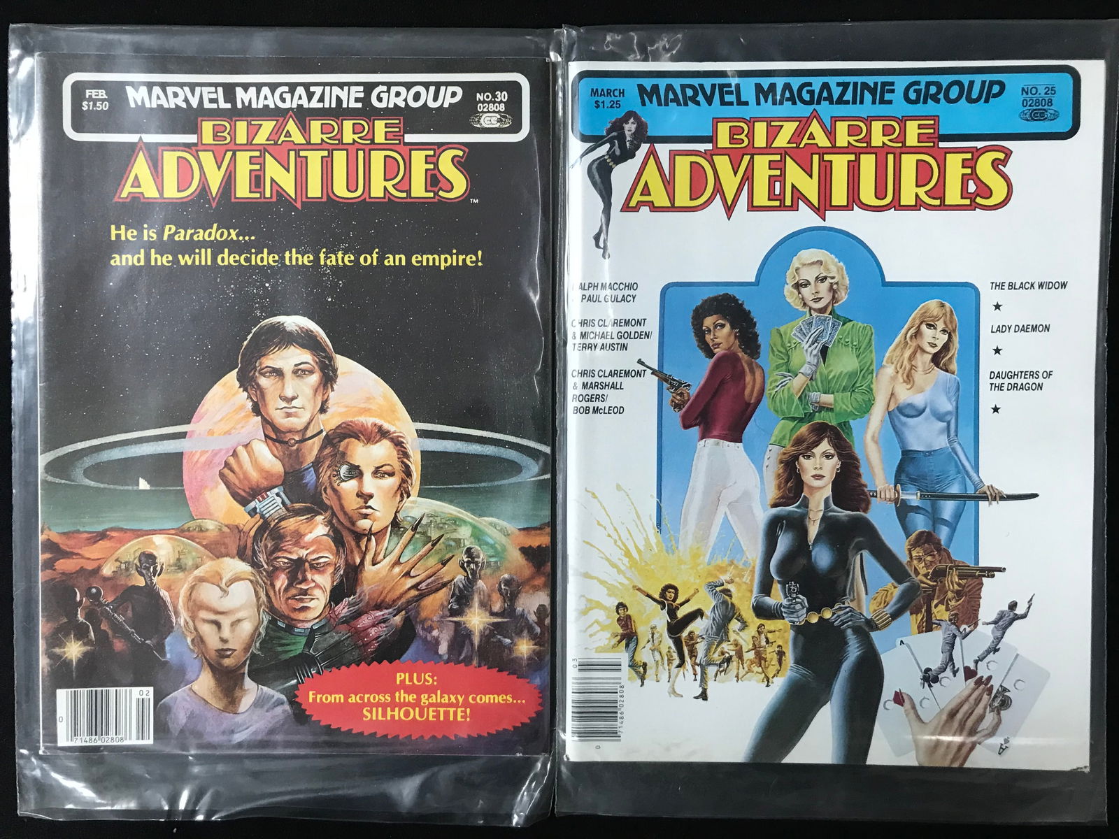 MARVEL PREVIEW PRESENTS COMIC BOOK LOT (BIZARRE ADVENTURES) (1 of 1)