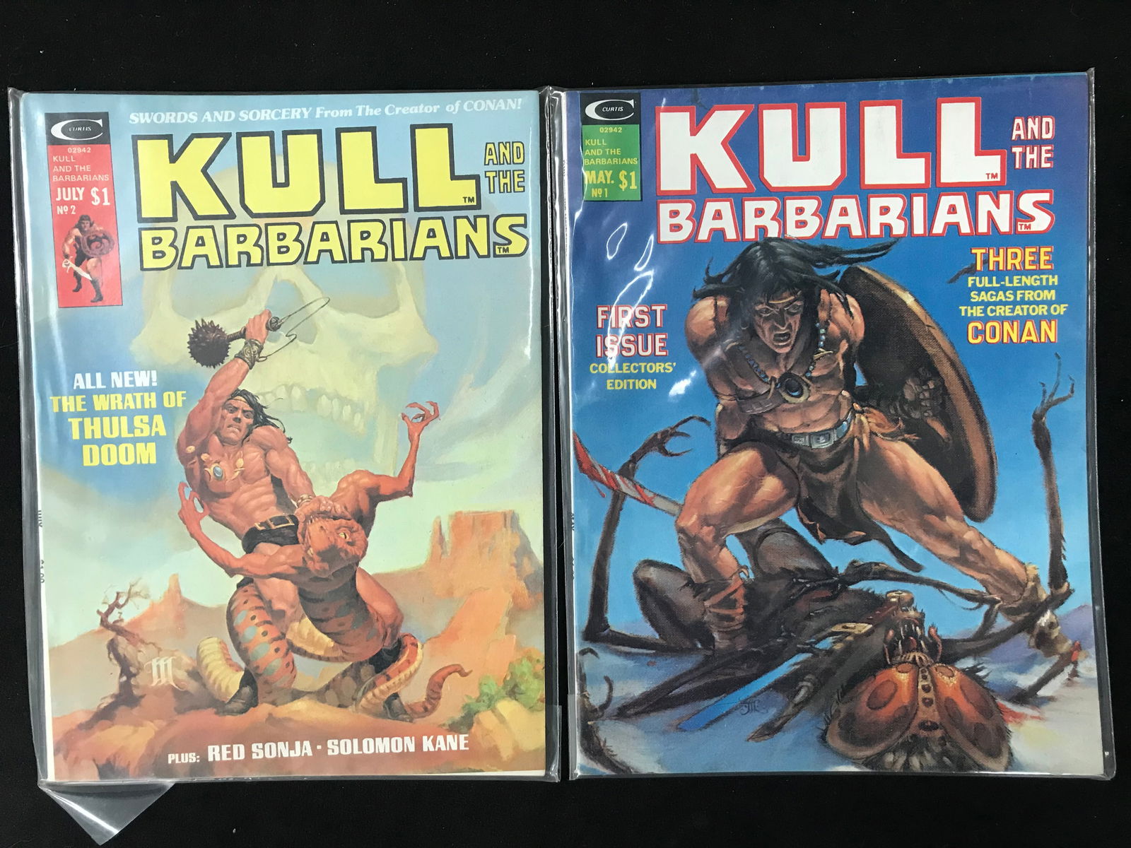 MARVEL PREVIEW PRESENTS COMIC BOOK LOT KULL THE BARBARIANS (1 of 1)