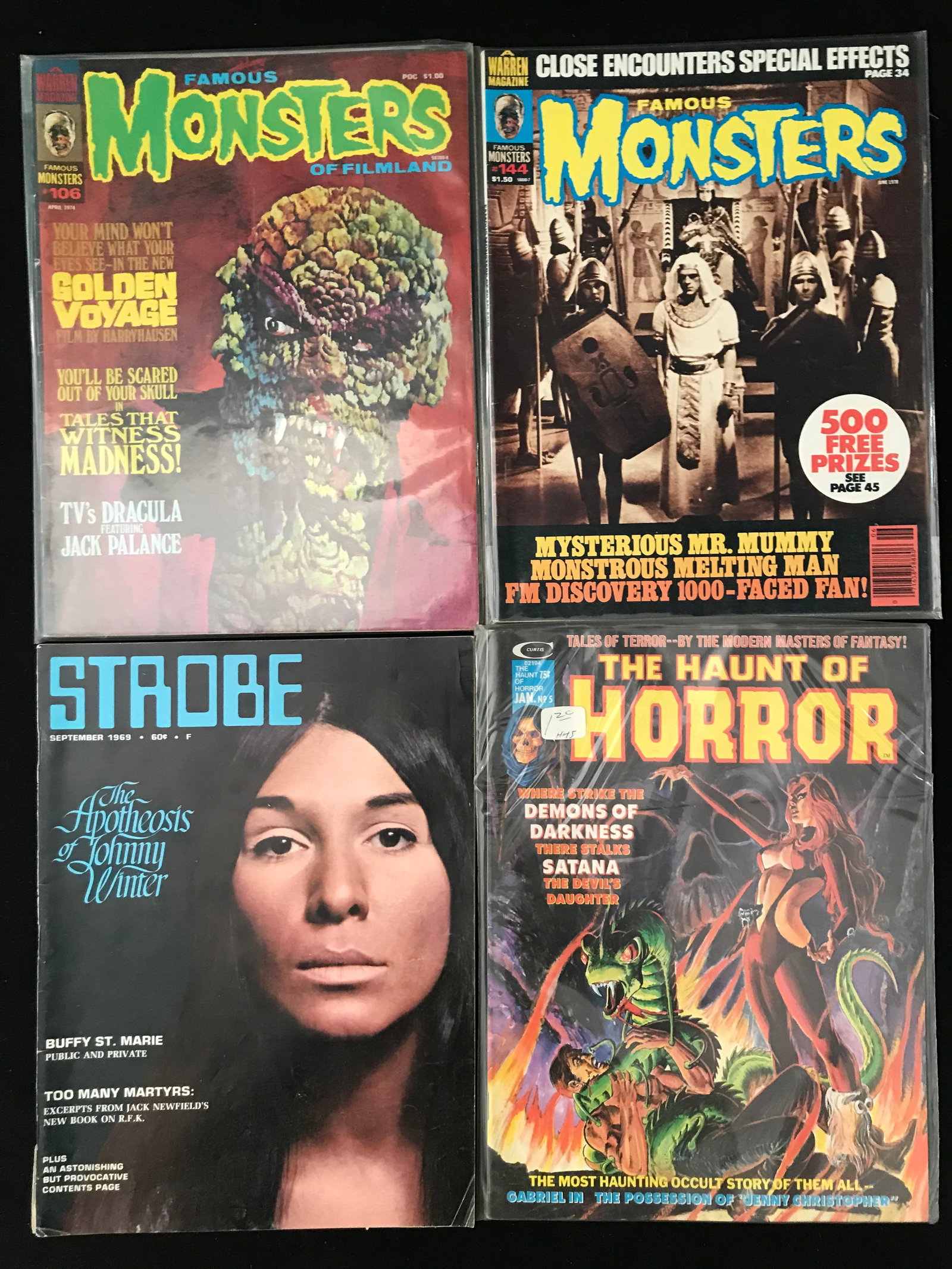 WARREN MAGAZINE FAMOUS MONSTERS COMIC BOOK LOT: Prices are in Canadian dollars
