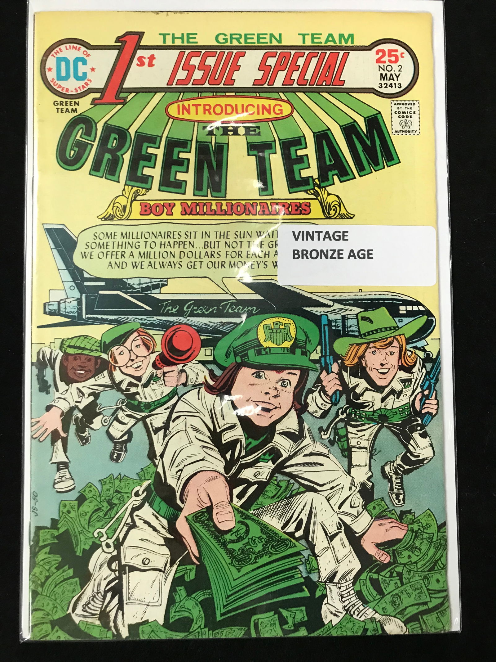 DC COMICS NO.1 THE GREEN TEAM (VINTAGE BRONZE AGE) (1 of 1)