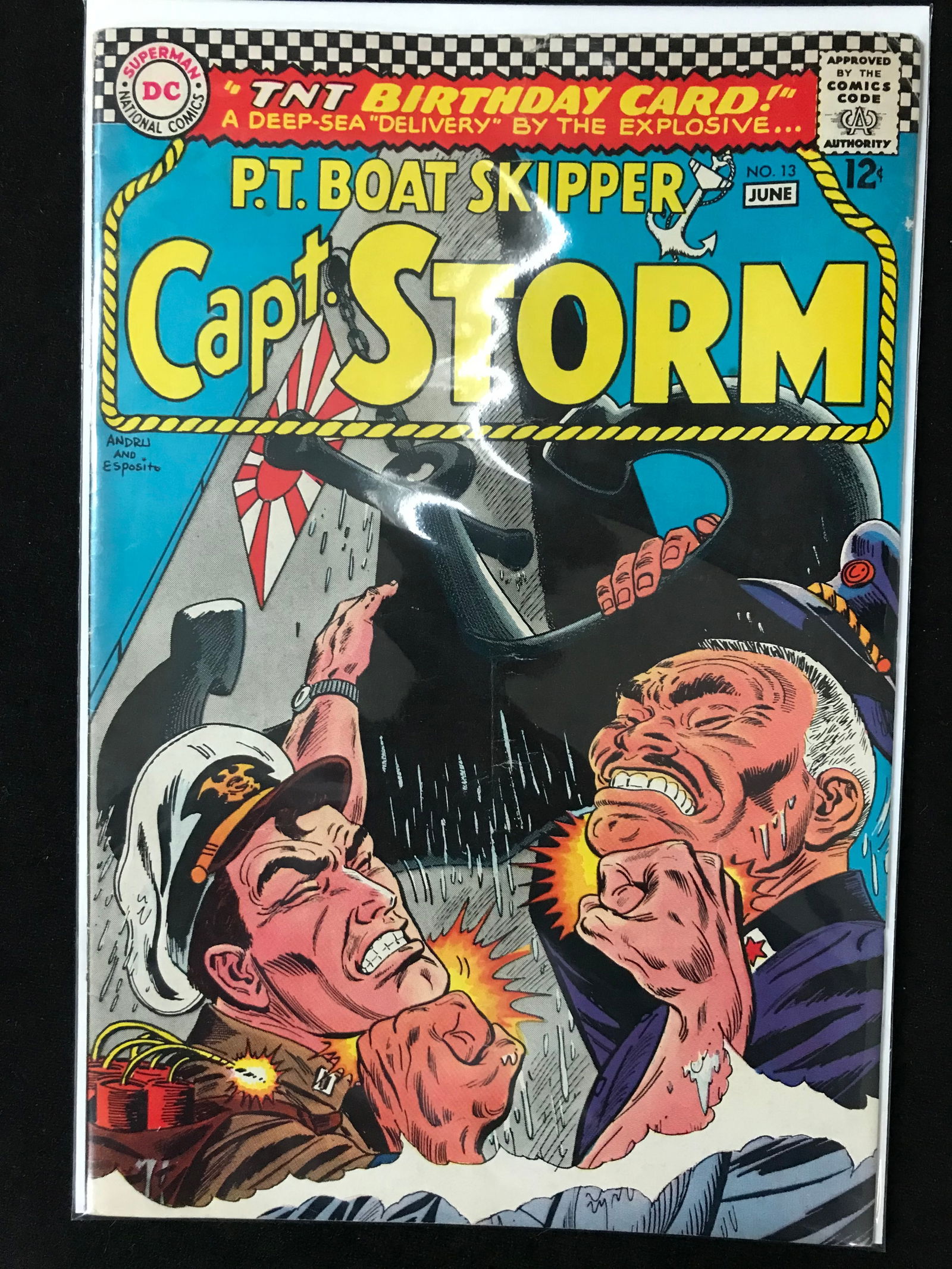 DC COMICS NO.13 P.T BOAT SKIPPER CAPT. STORM (1 of 1)