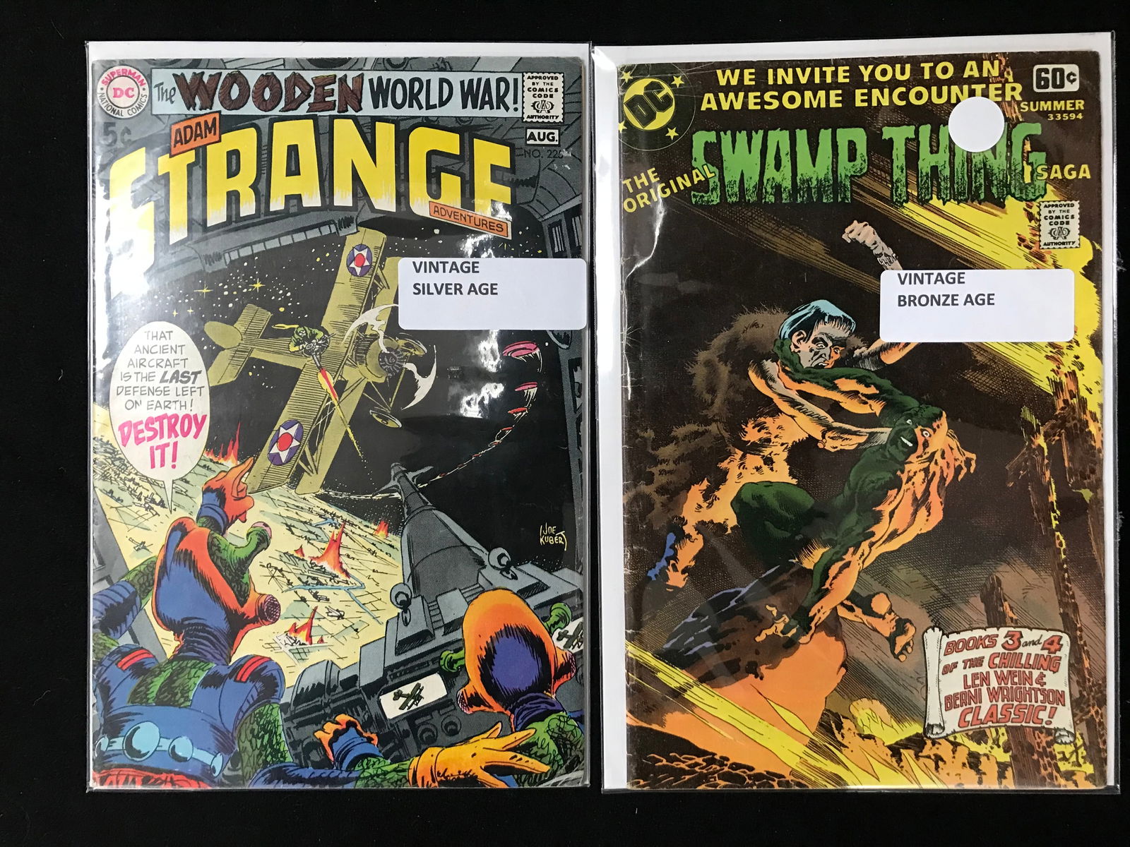 ADAM STRANGE 224/SAGA OF THE SWAMP THING SILVER AGE COMIC BOOK LOT (1 of 1)