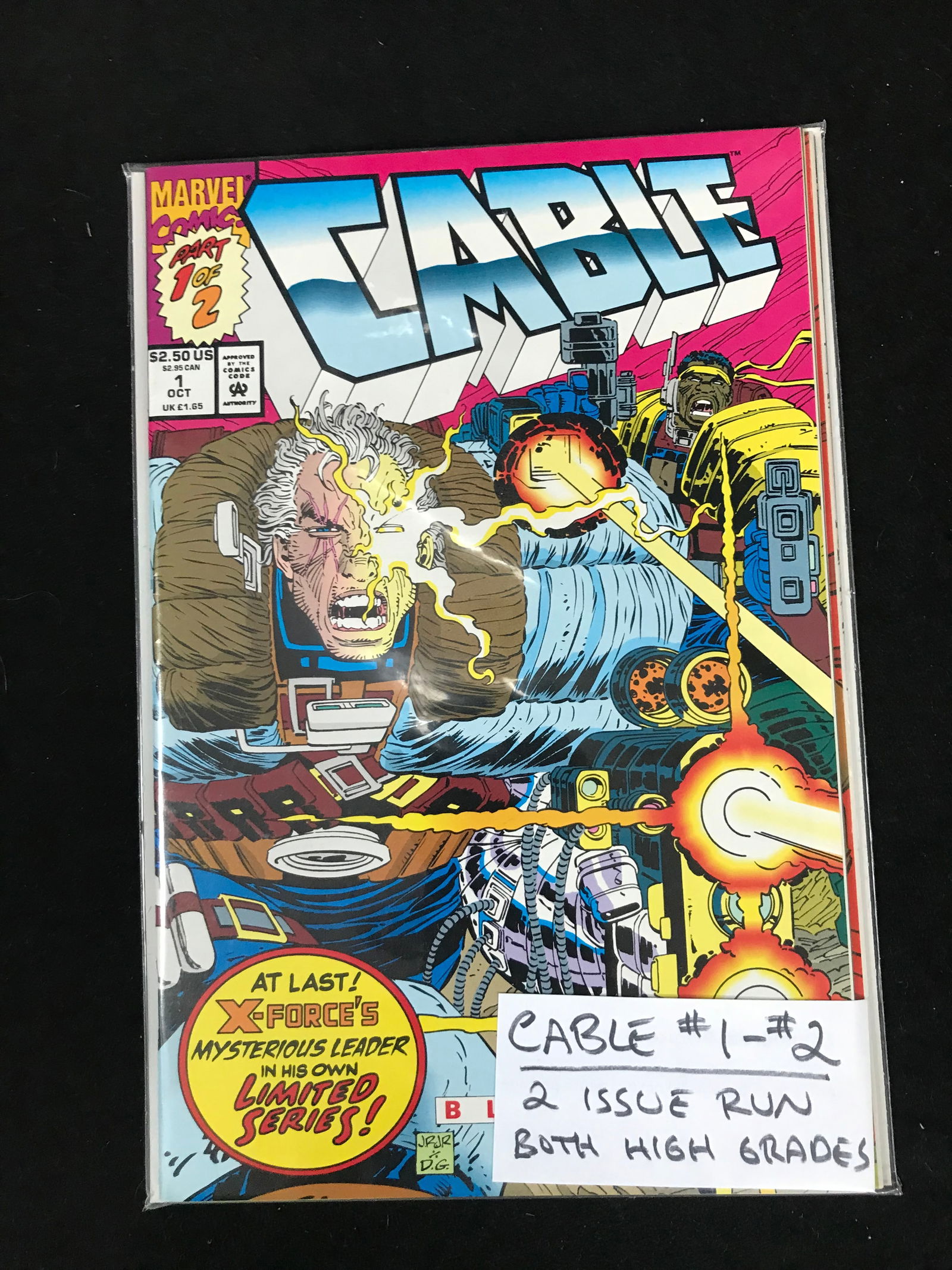 MARVEL COMICS CABLE NO 1 AND 2 COMIC BOOKS (1 of 1)