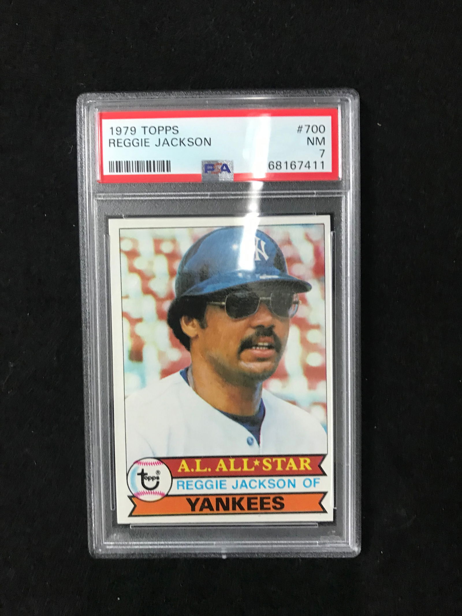 1979 TOPPS BASEBALL REGGIE JACKSON (PSA 7) (1 of 1)