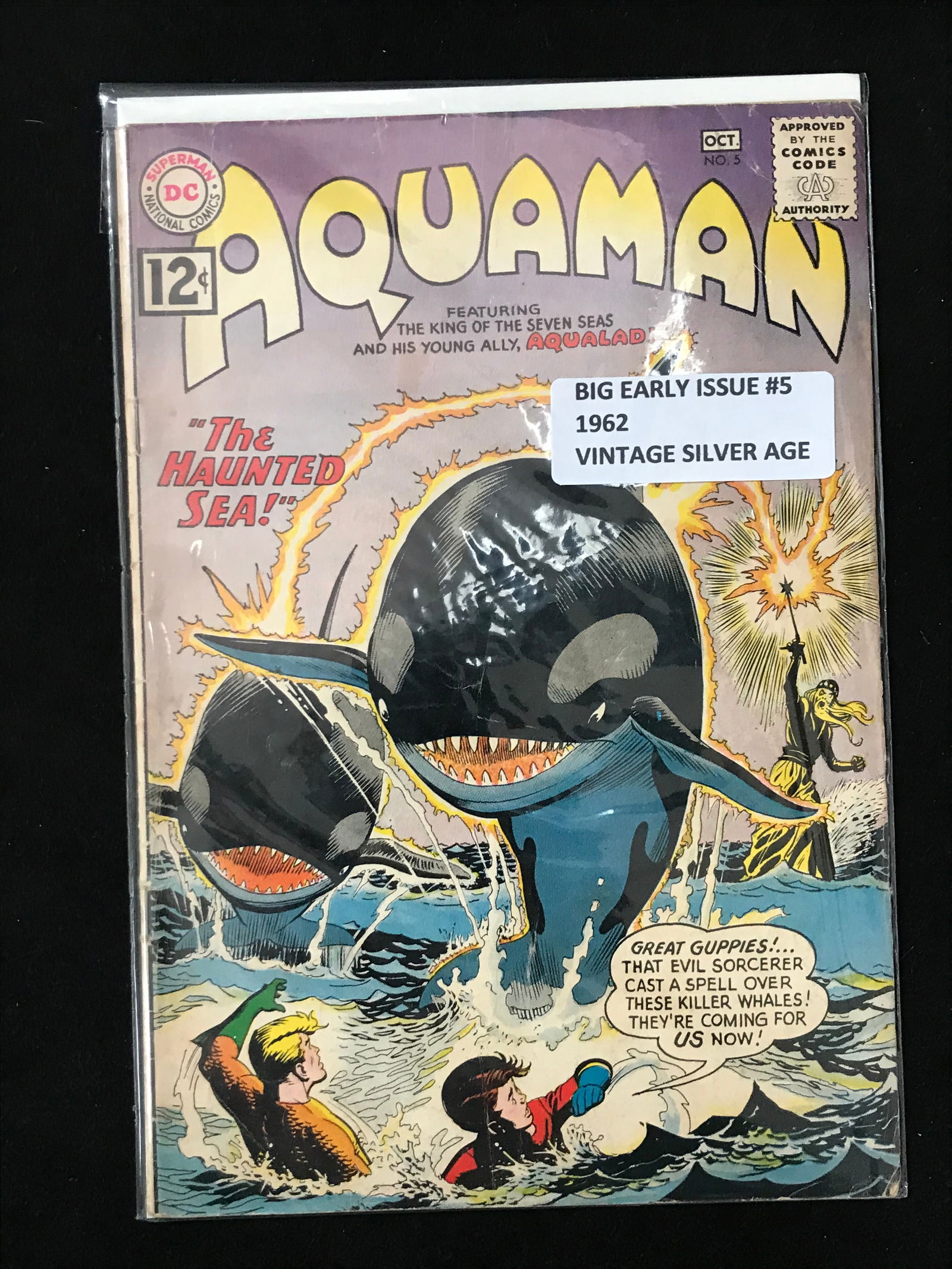 DC COMICS NO.5 AQUAMAN (VINTAGE SILVER AGE) (1 of 1)