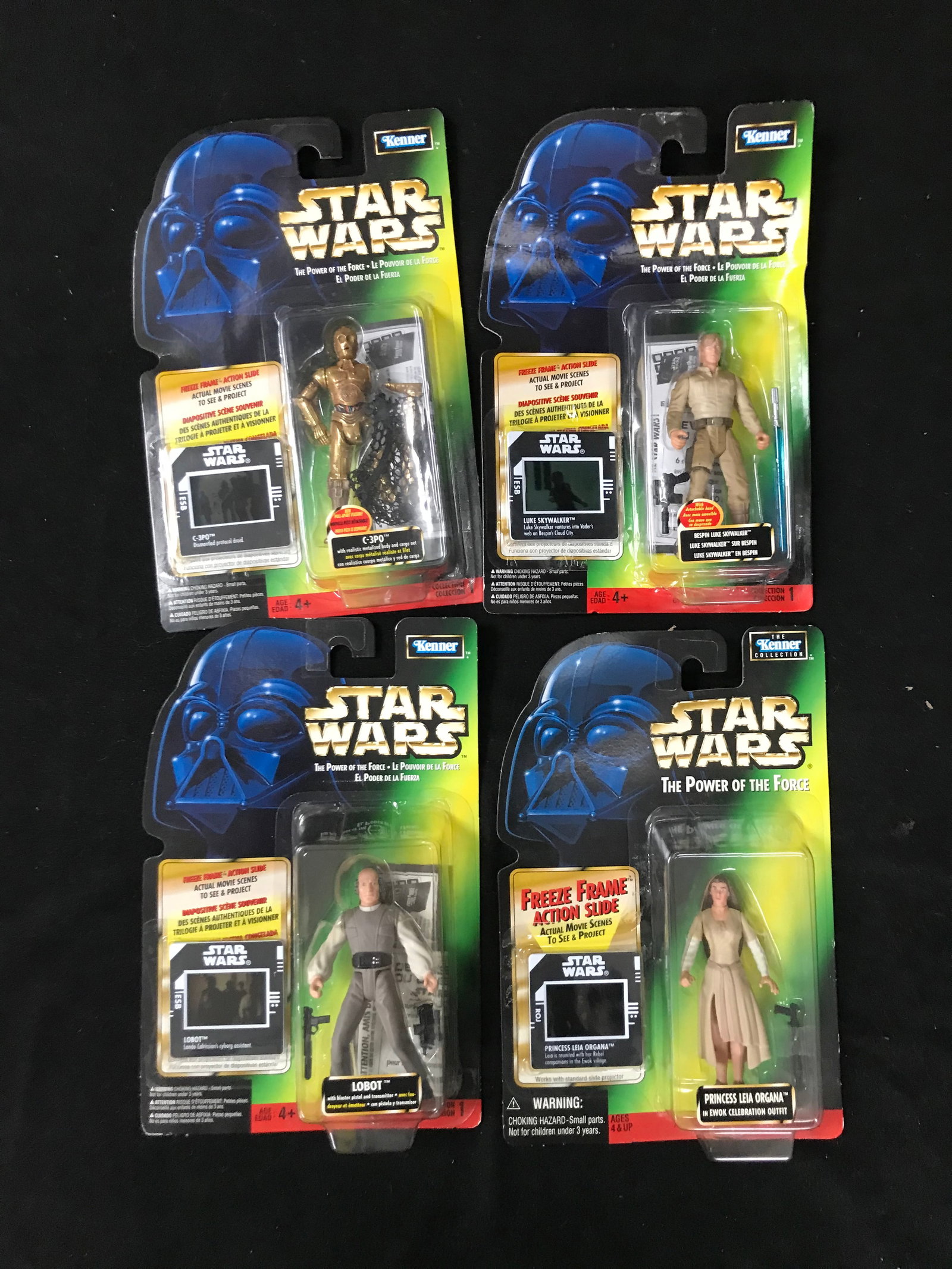 MINT ON CARD KENNER STAR WARS ACTION FIGURE LOT: Prices are in Canadian dollars