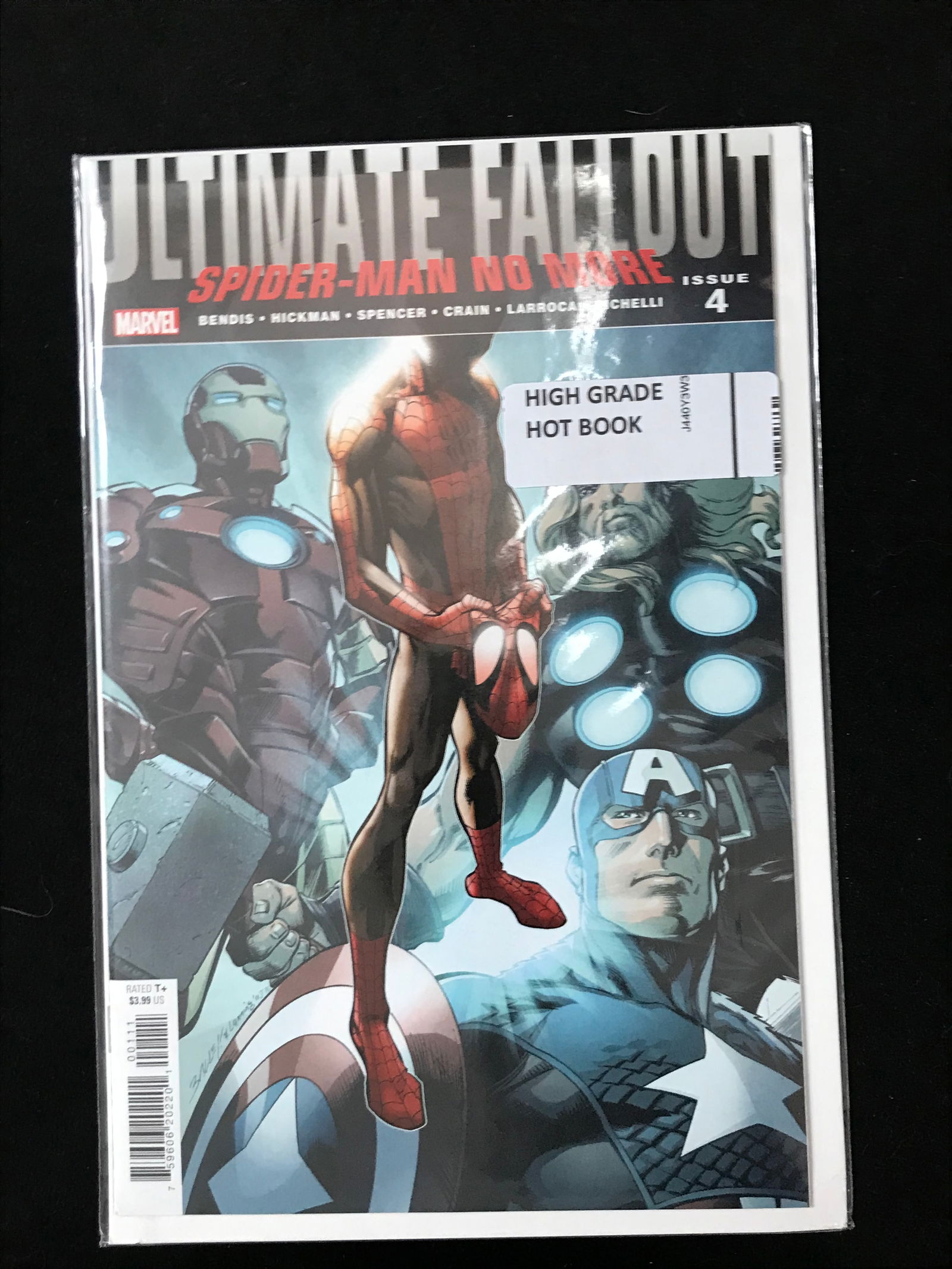 MARVEL COMICS NO.4 ULTIMATE FALL OUT PIDERMAN NO MORE (HOT BOOK) (1 of 1)