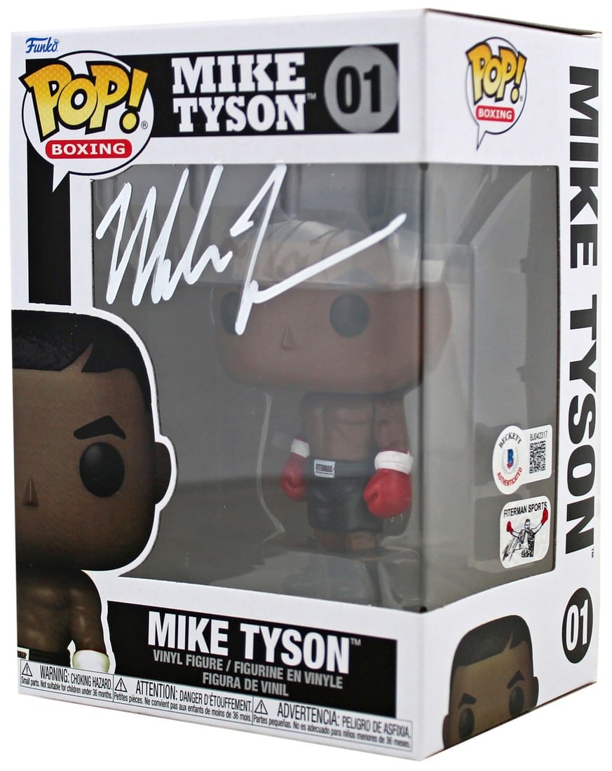 Mike Tyson Authentic Signed Funko Pop Vinyl Figure Autographed BECKETT (1 of 2)