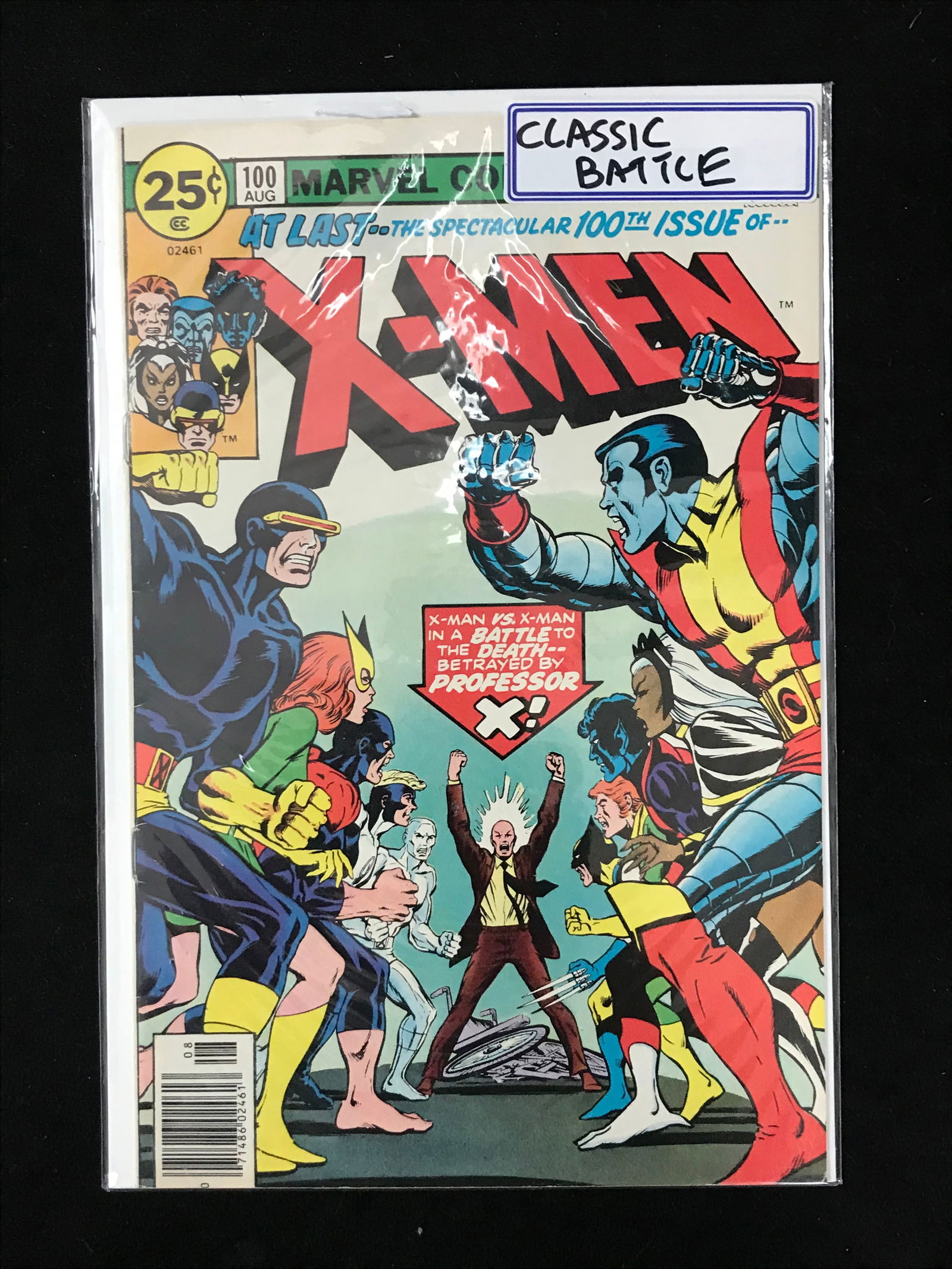 MARVEL COMICS NO.100 X-MEN (CLASSIC BATTLE) (1 of 1)
