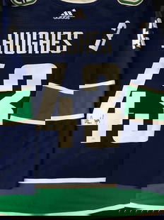 QUIN HUGHES SIGNED VANCOUVER CANUCKS ADIDAS PRO JERSEY (JSA COA): Prices are in Canadian dollars