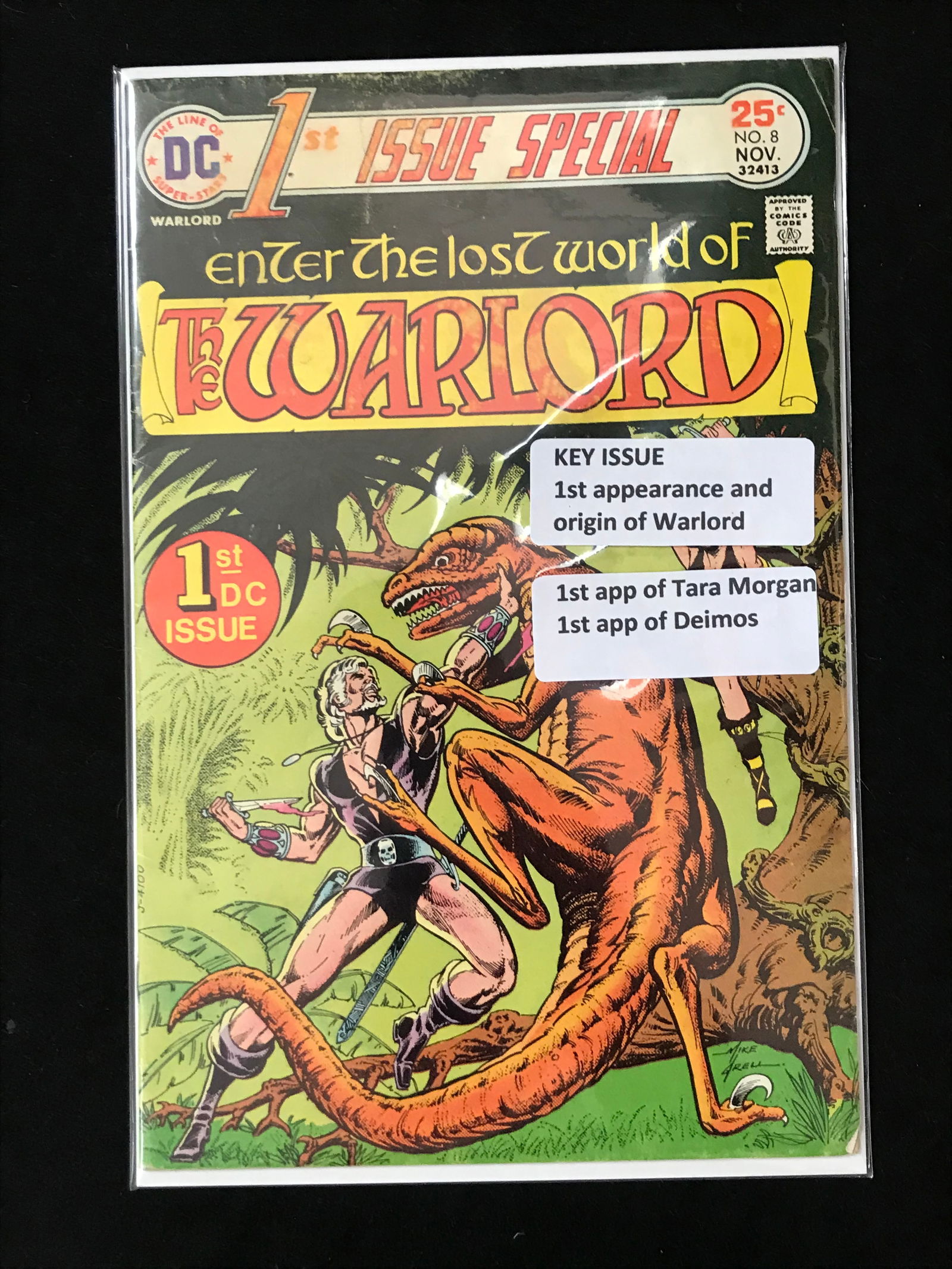 DC COMICS ENTER THE LOST WORLD OF THE WARLORD NO.1  1ST APP OF WARLORD (1 of 1)