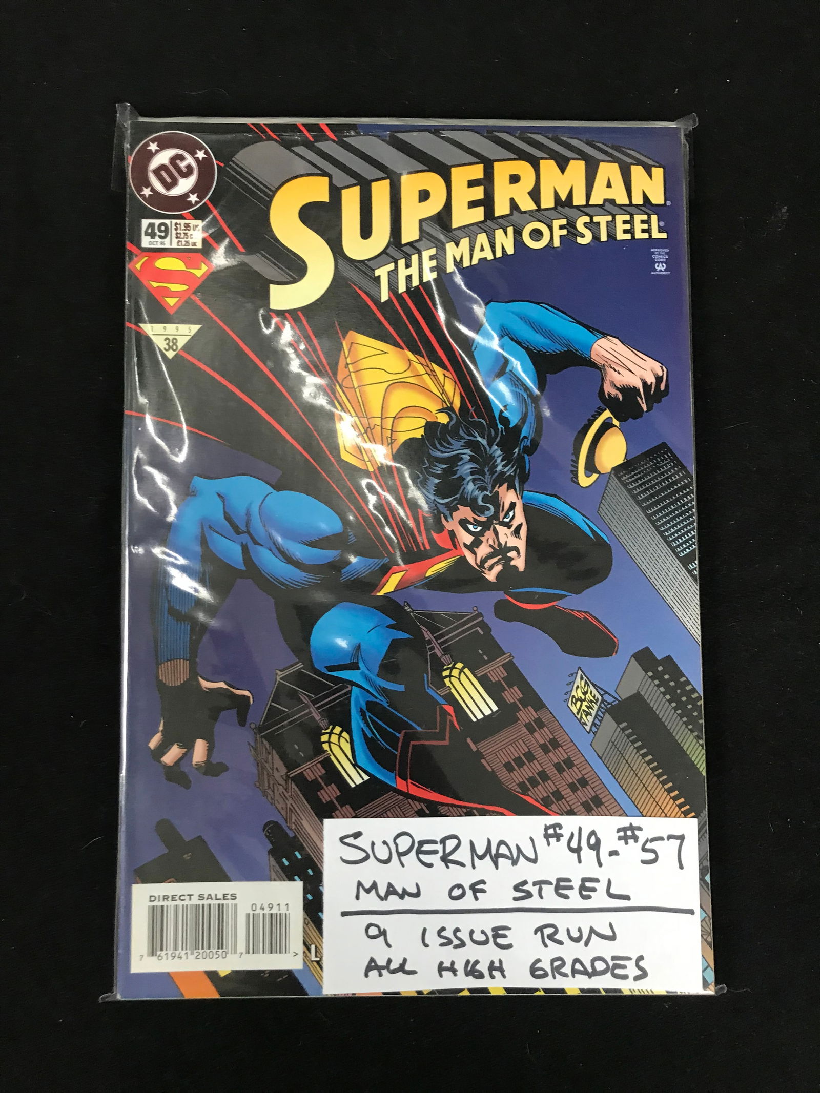 DC COMICS SUPERMAN MAN OF STEEL 9 ISSUE RUN (1 of 1)