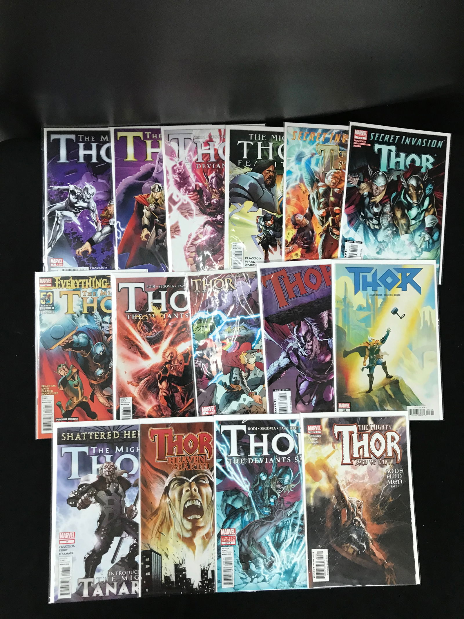 MARVEL COMICS THOR COMIC BOOK LOT (1 of 1)