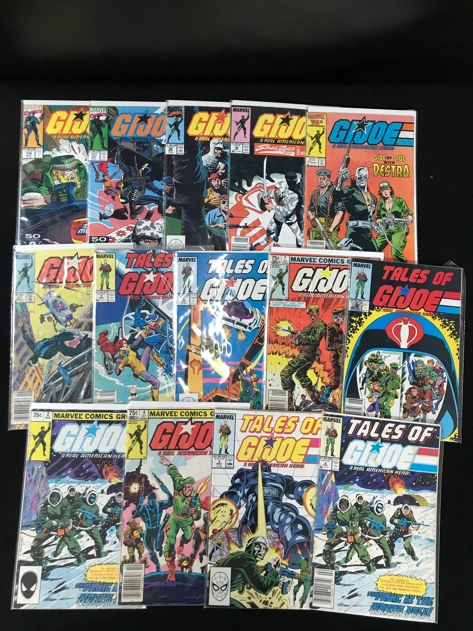 MARVEL COMICS G.I JOE COMIC BOOK LOT (1 of 1)