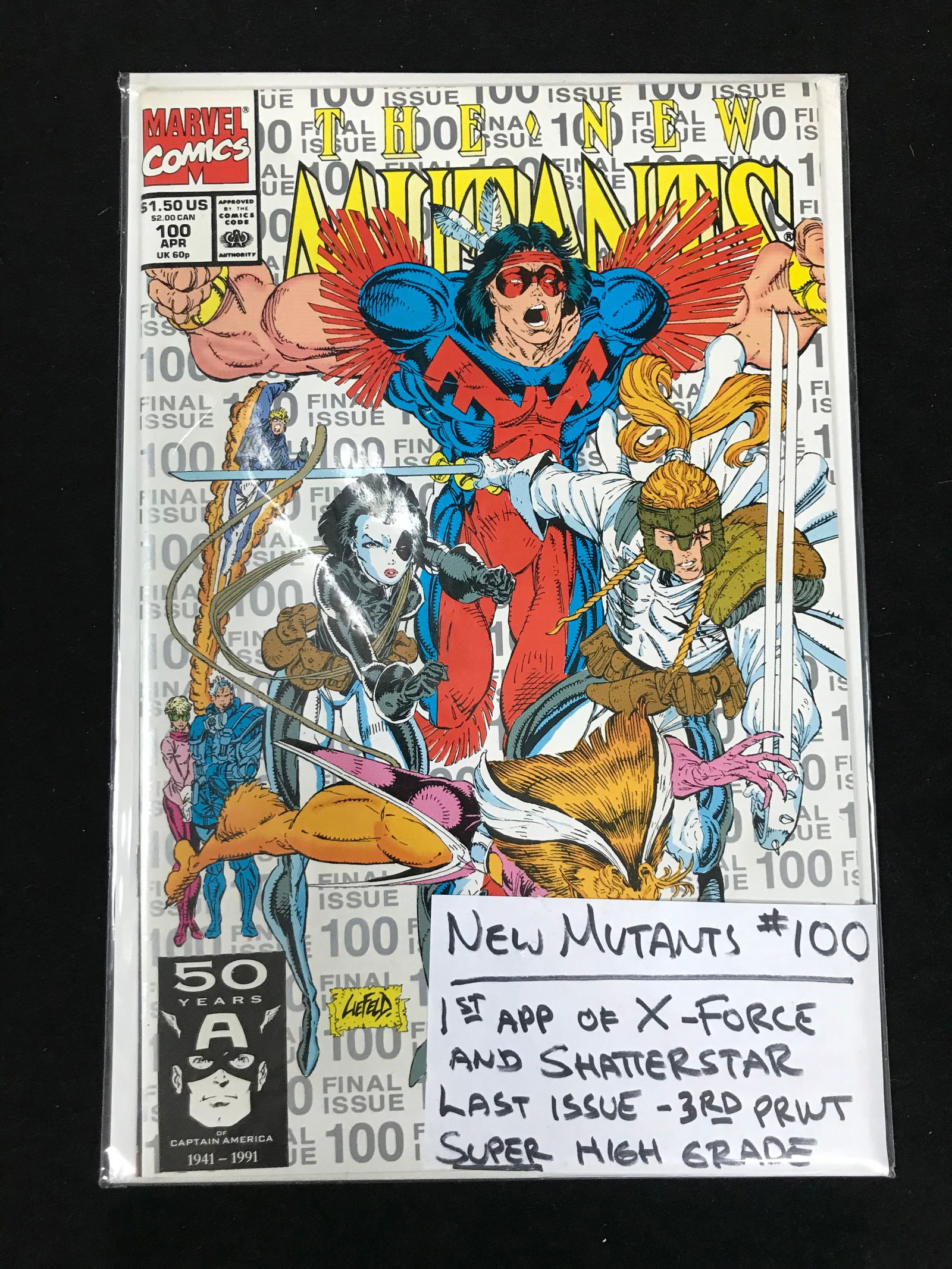 MARVEL COMICS NEW MUTANTS NO.100 (1 of 1)