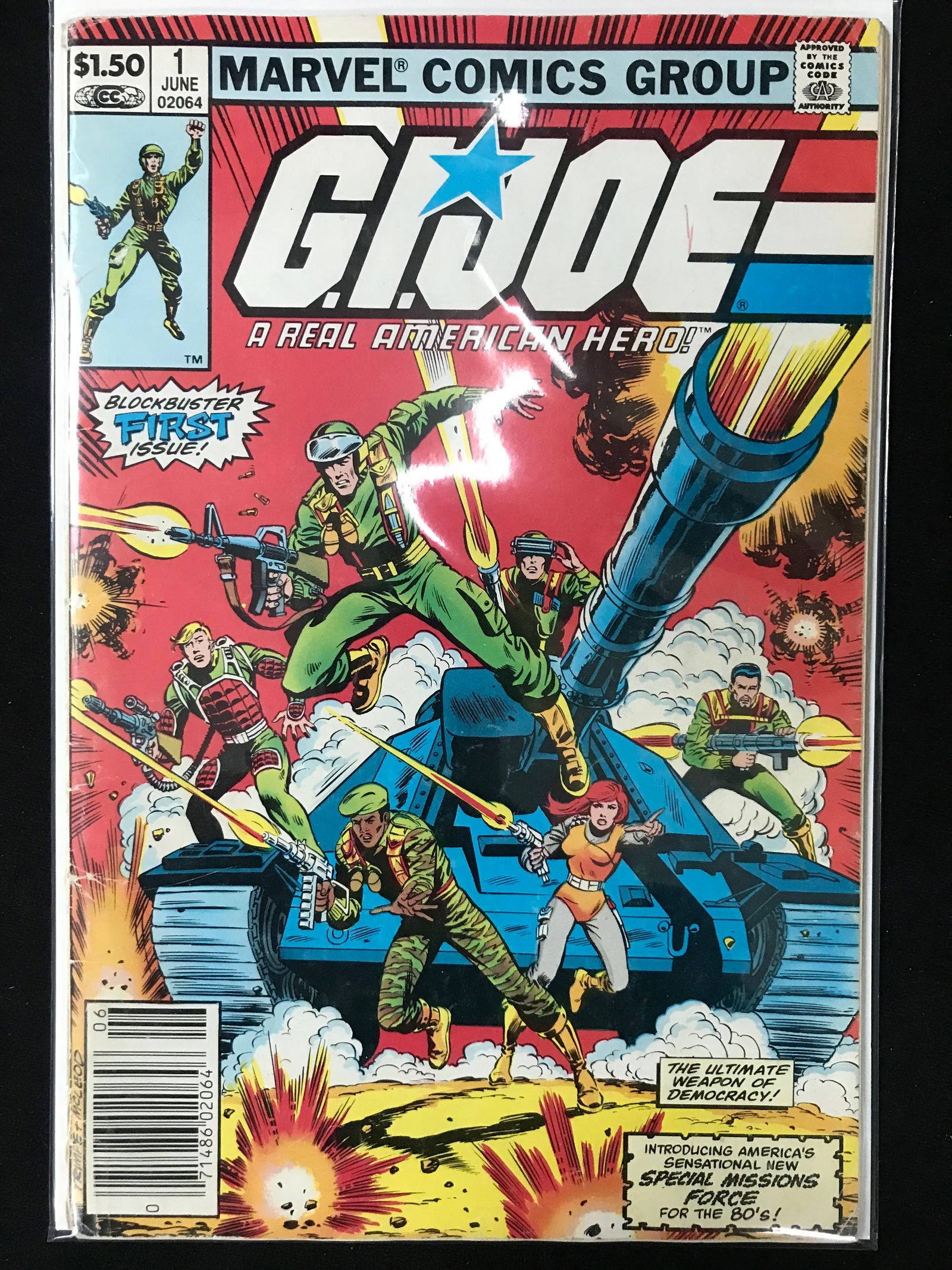 MARVEL COMICS G.I JOE NO.1 (1 of 1)