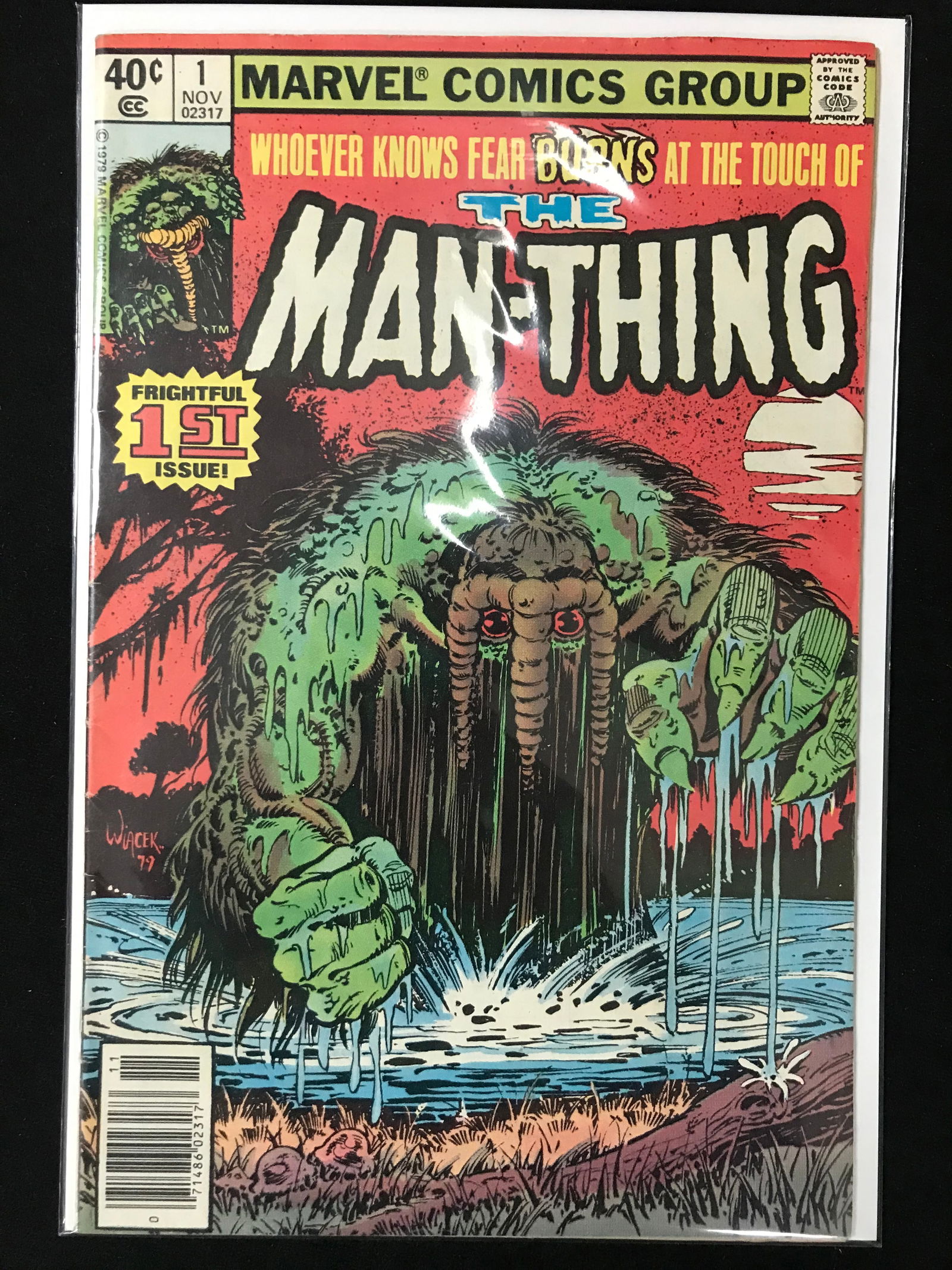 MARVEL COMICS MAN THING NO.1 (1 of 1)