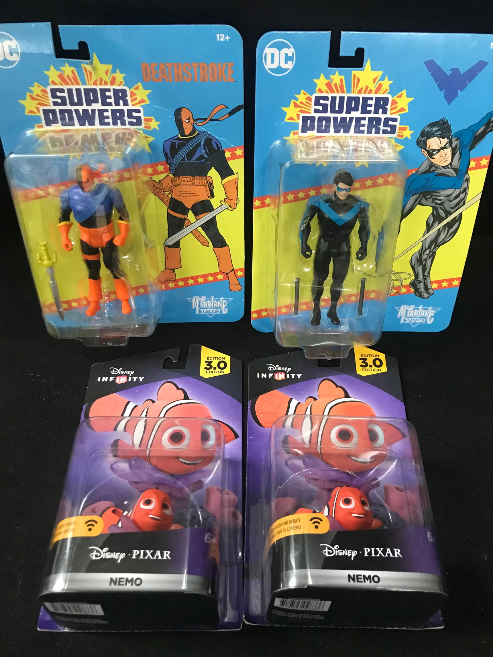 SEALED ACTION FIGURE LOT (SUPER POWERS/ FINDING NEMO (1 of 1)