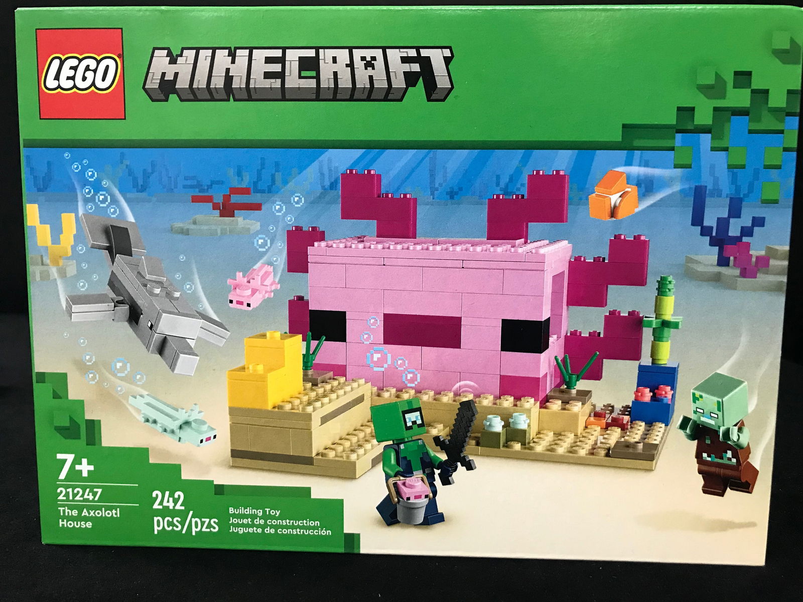 SEALED LEGO MINECRAFT 21247 THE AXOLOTL HOUSE: Prices are in Canadian dollars