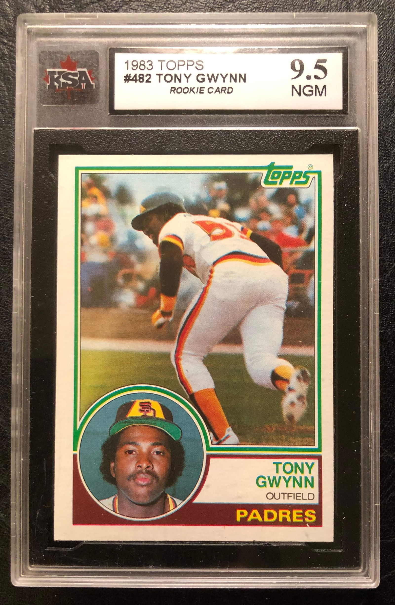 1983 TOPPS TONY GWYNN ROOKIE CARD (KSA 9.5) (1 of 2)