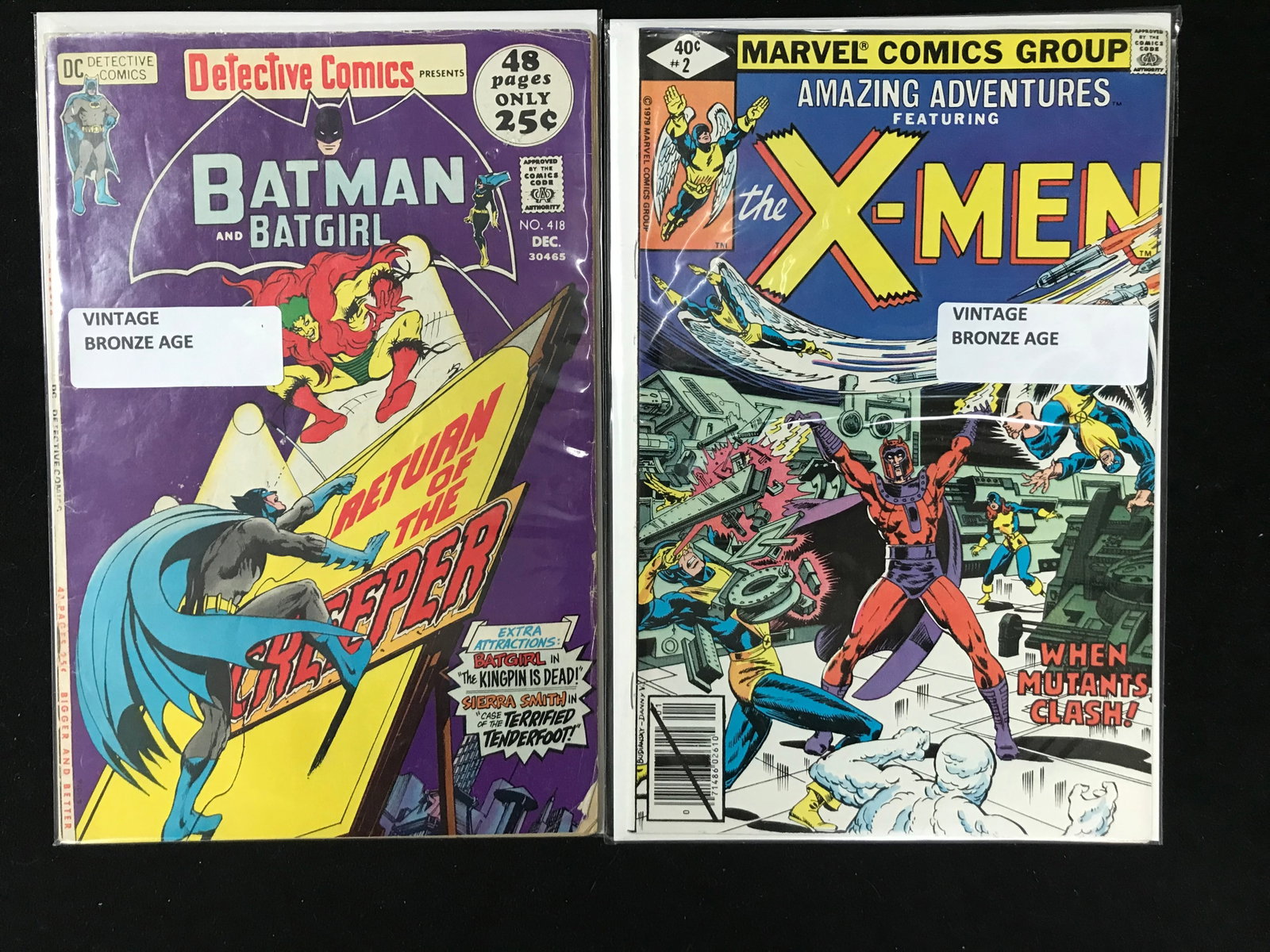 BATMAN AND X-MEN COMIC BOOK LOT: Prices are in Canadian dollars