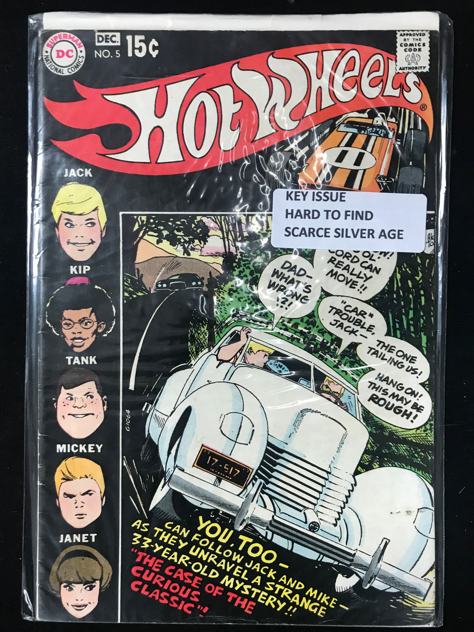 DC COMICS HOT WHEELS NO.5 (1 of 1)