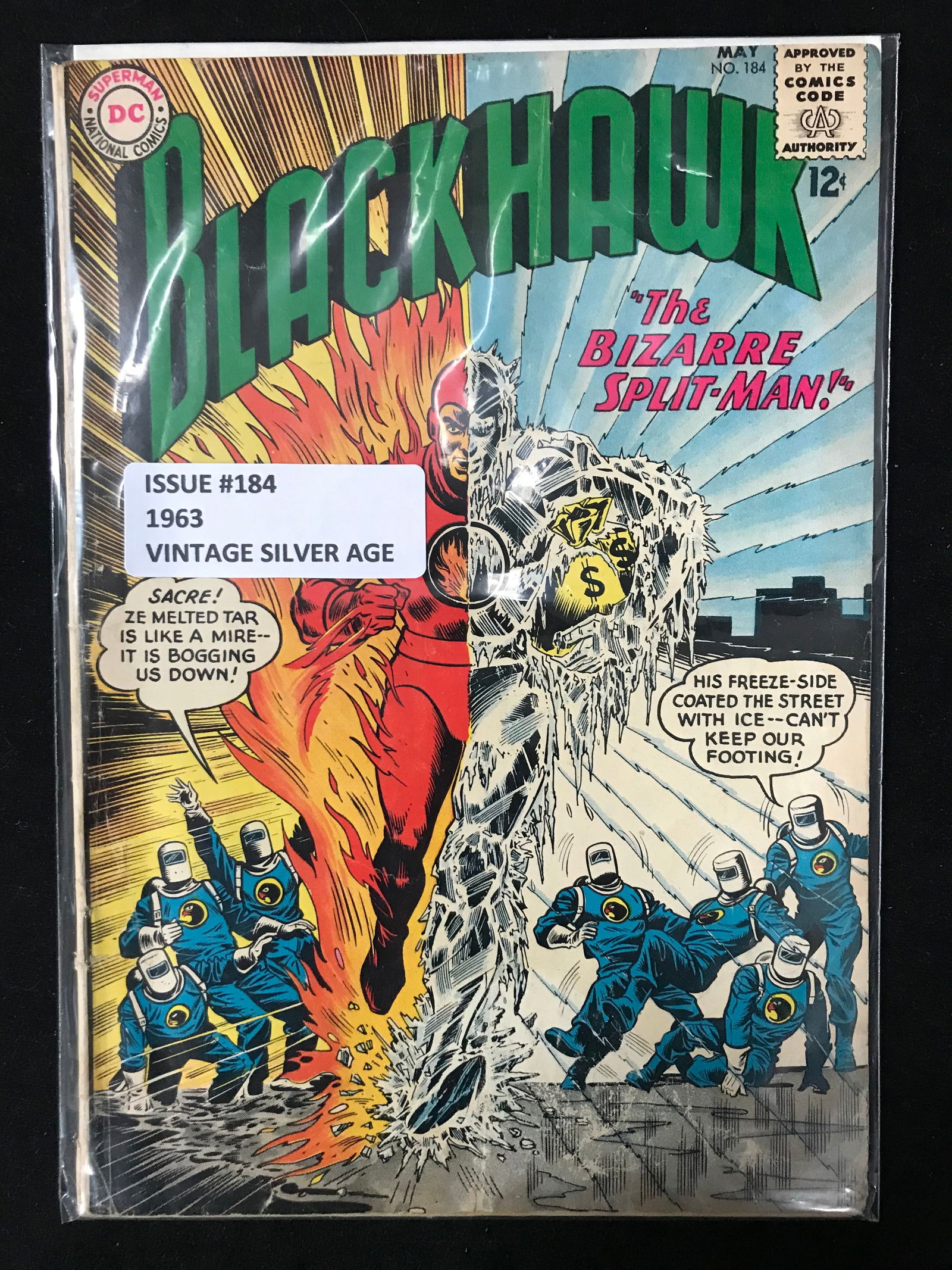 1963 DC COMICS BLACKHAWK NO.184 (1 of 1)