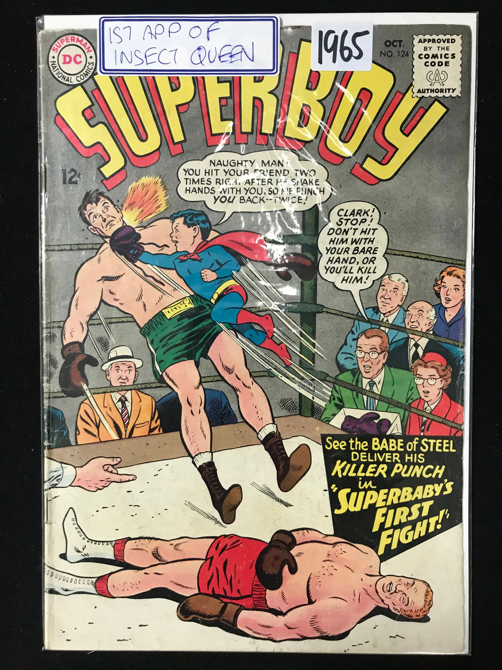 1965 DC COMIC SUPERBOY NO.124 (1 of 1)