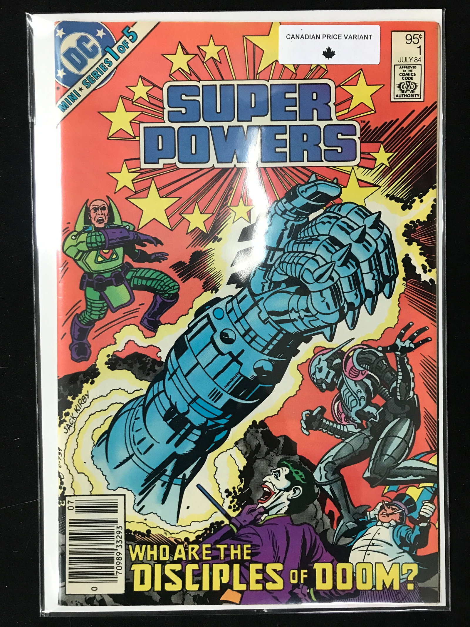 DC COMICS SUPER POWERS NO.1: Prices are in Canadian dollars