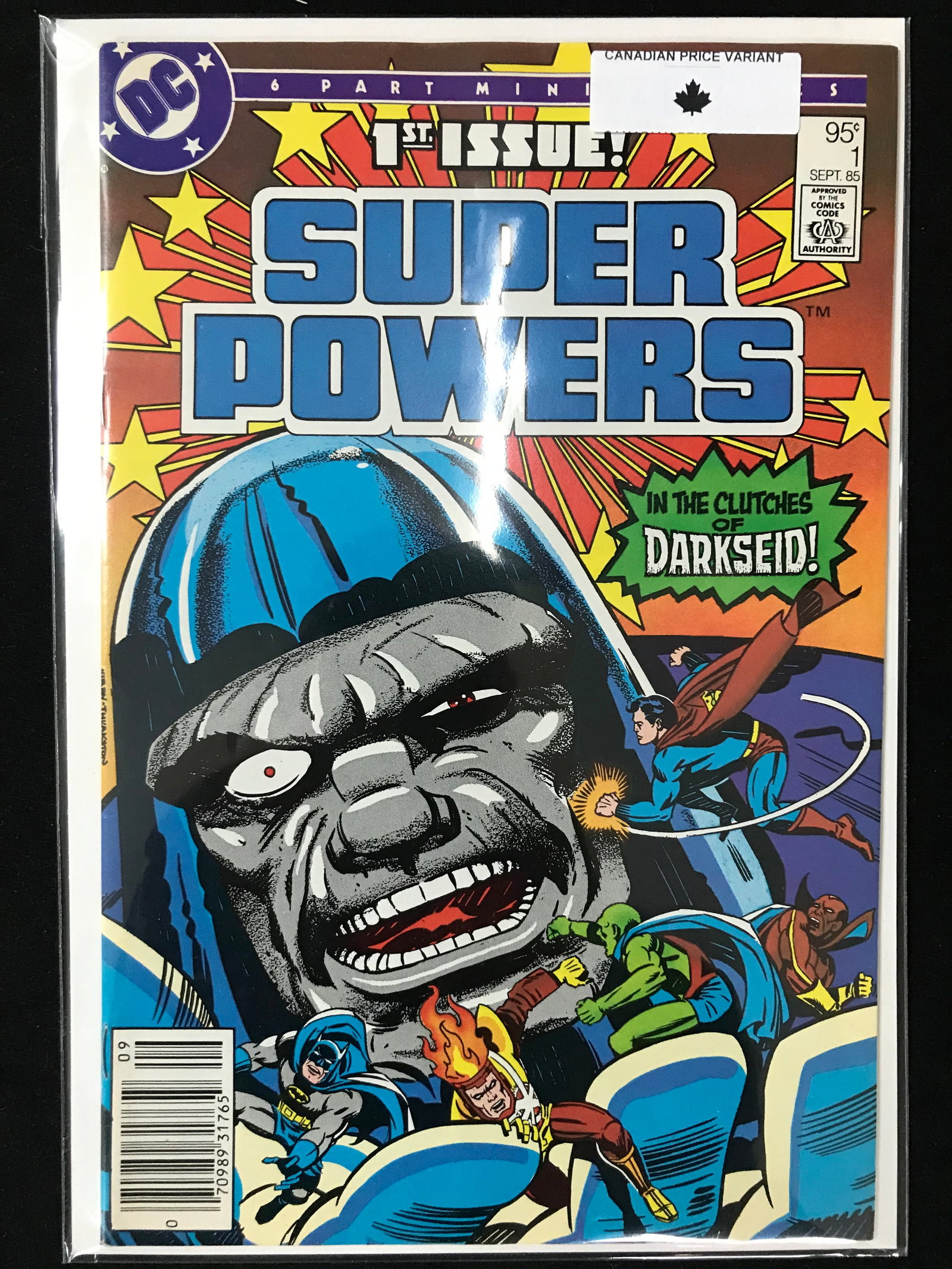 DC COMICS SUPER POWERS NO.1: Prices are in Canadian dollars