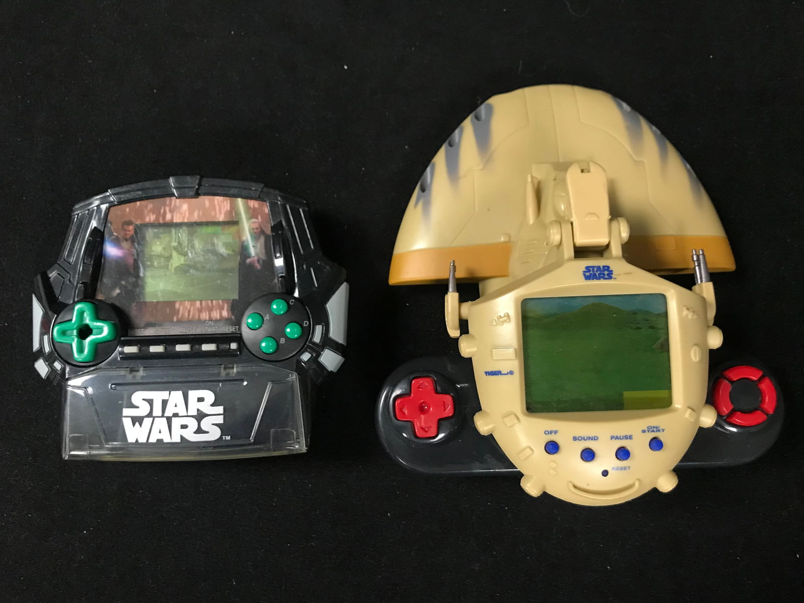 VINTAGE STAR WARS HANDHELD VIDEO GAME LOT (1 of 1)