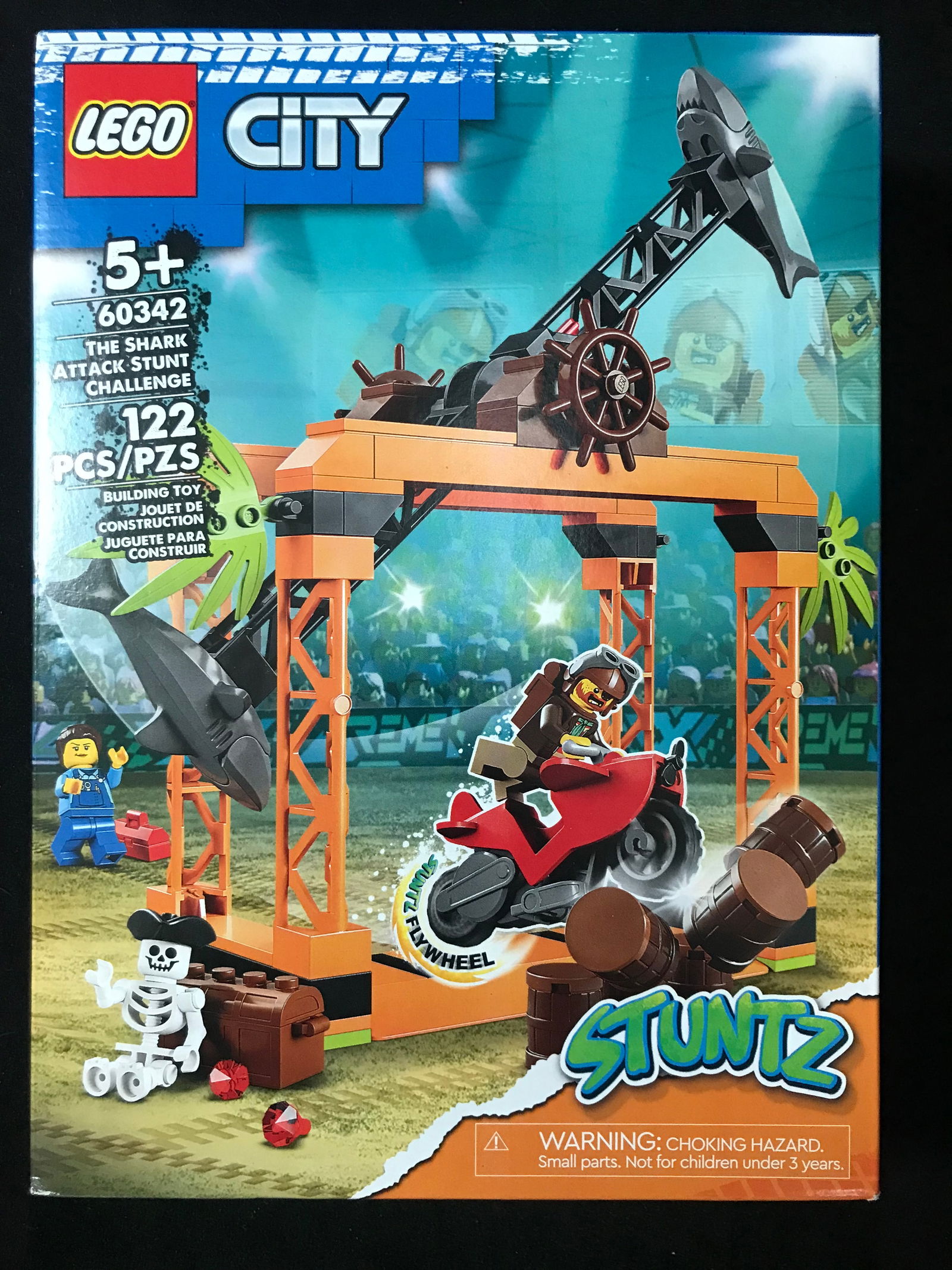 SEALED LEGO CITY 60342 THE SHARK ATTACK STUNT CHALLENGE (1 of 1)