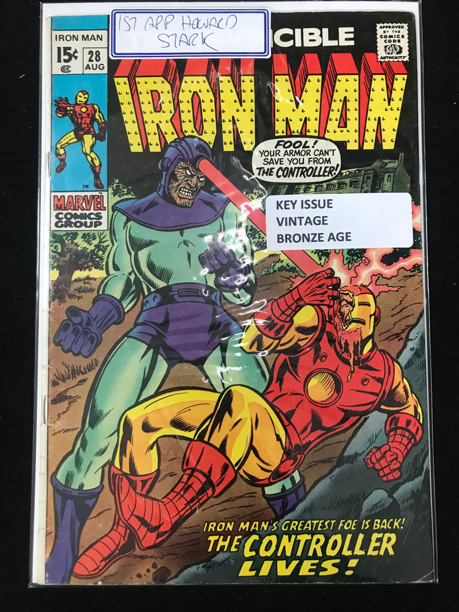 MARVEL COMICS NO.28 THE INVINCIBLE IRON MAN (1ST APP HOWARD STARK) (1 of 1)
