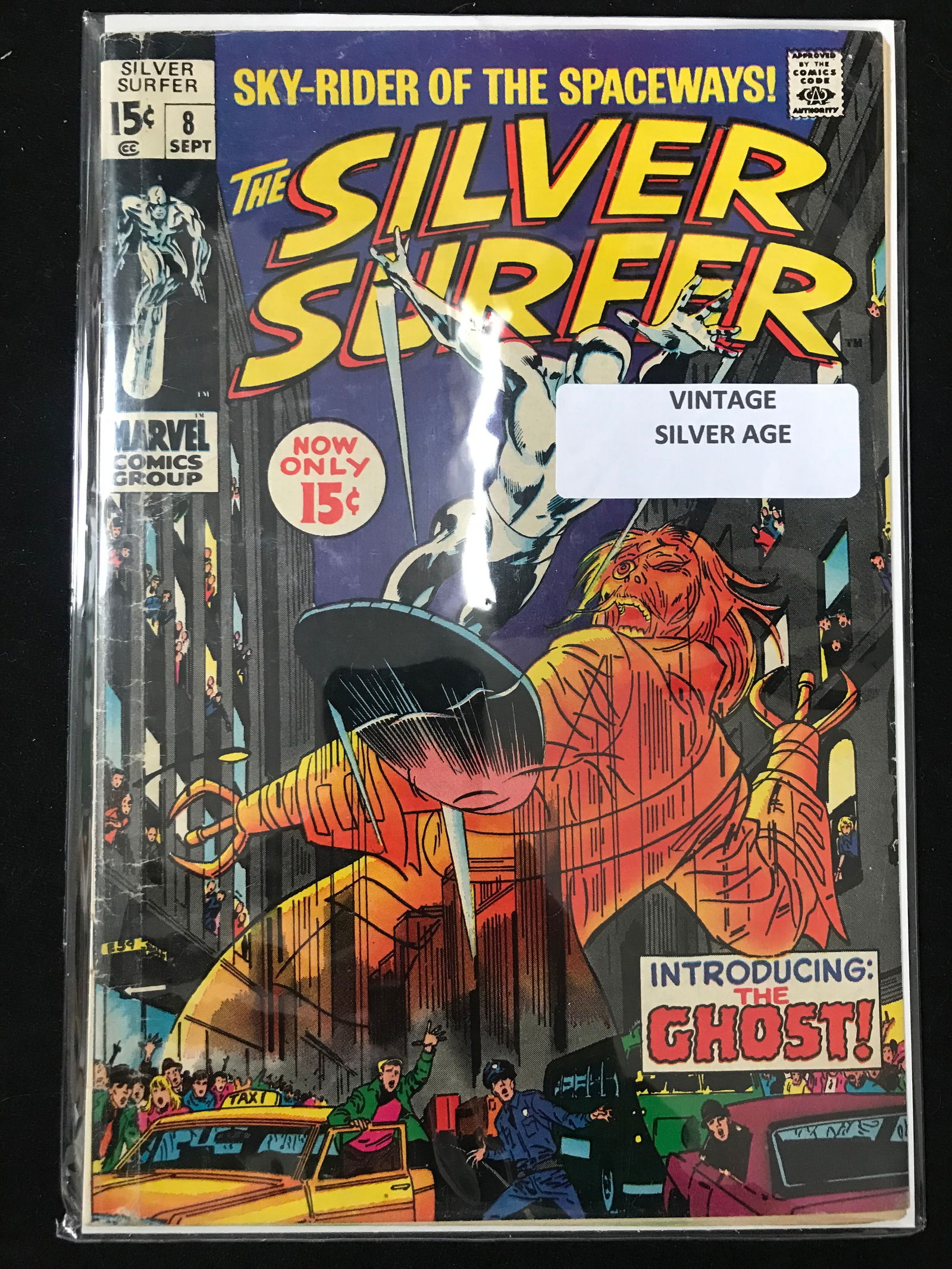 MARVEL COMICS NO.8 THE SILVER SURFER (VINTAGE SILVER AGE) (1 of 1)