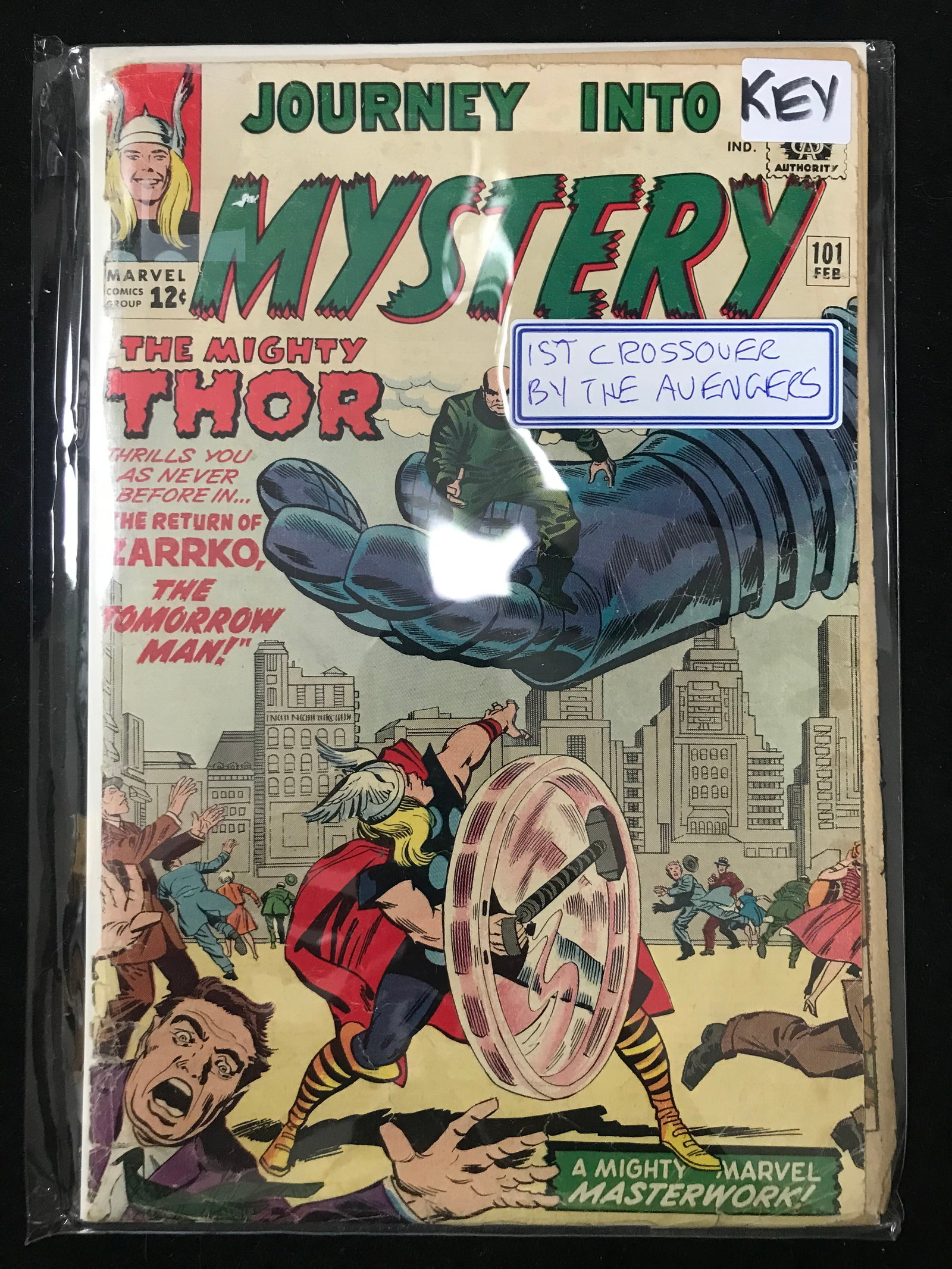 MARVEL COMICS NO.101 THE MIGHTY THOR (1ST CROSSOVER BY THE AVENGERS): Prices are in Canadian dollars