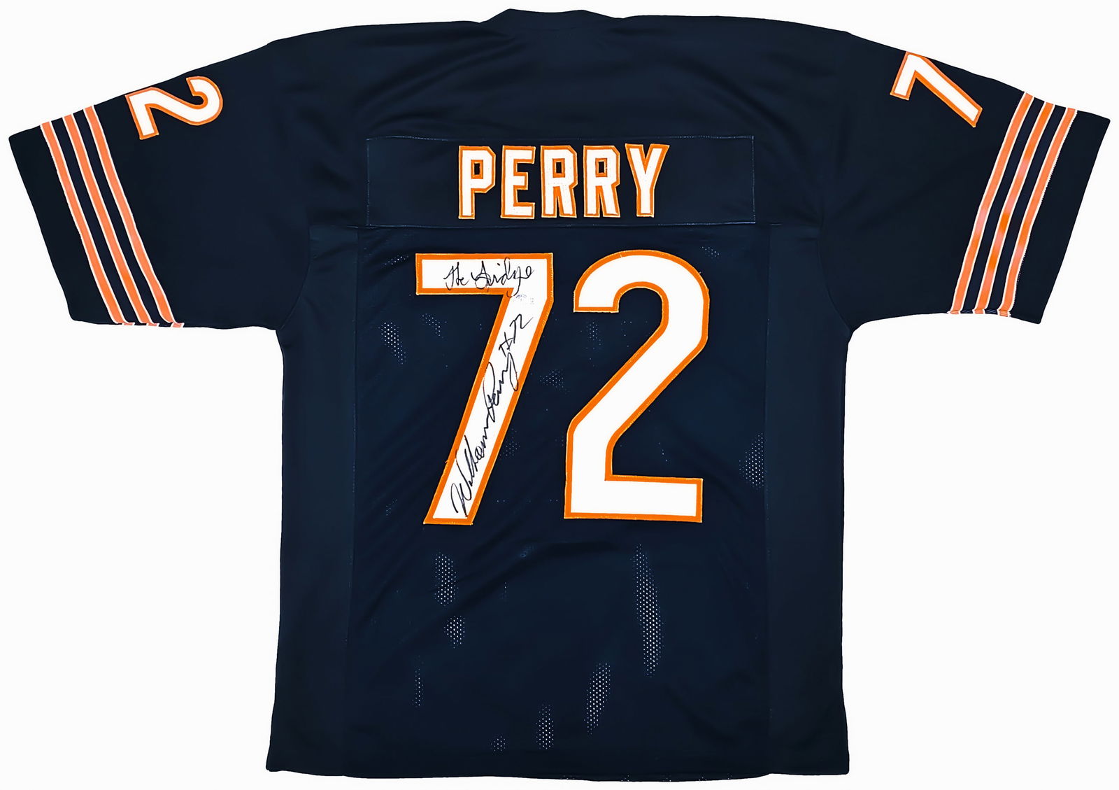 WILLIAM FRIDGE PERRY SIGNED FOOTBALL JERSEY (BECKETT COA) (1 of 3)