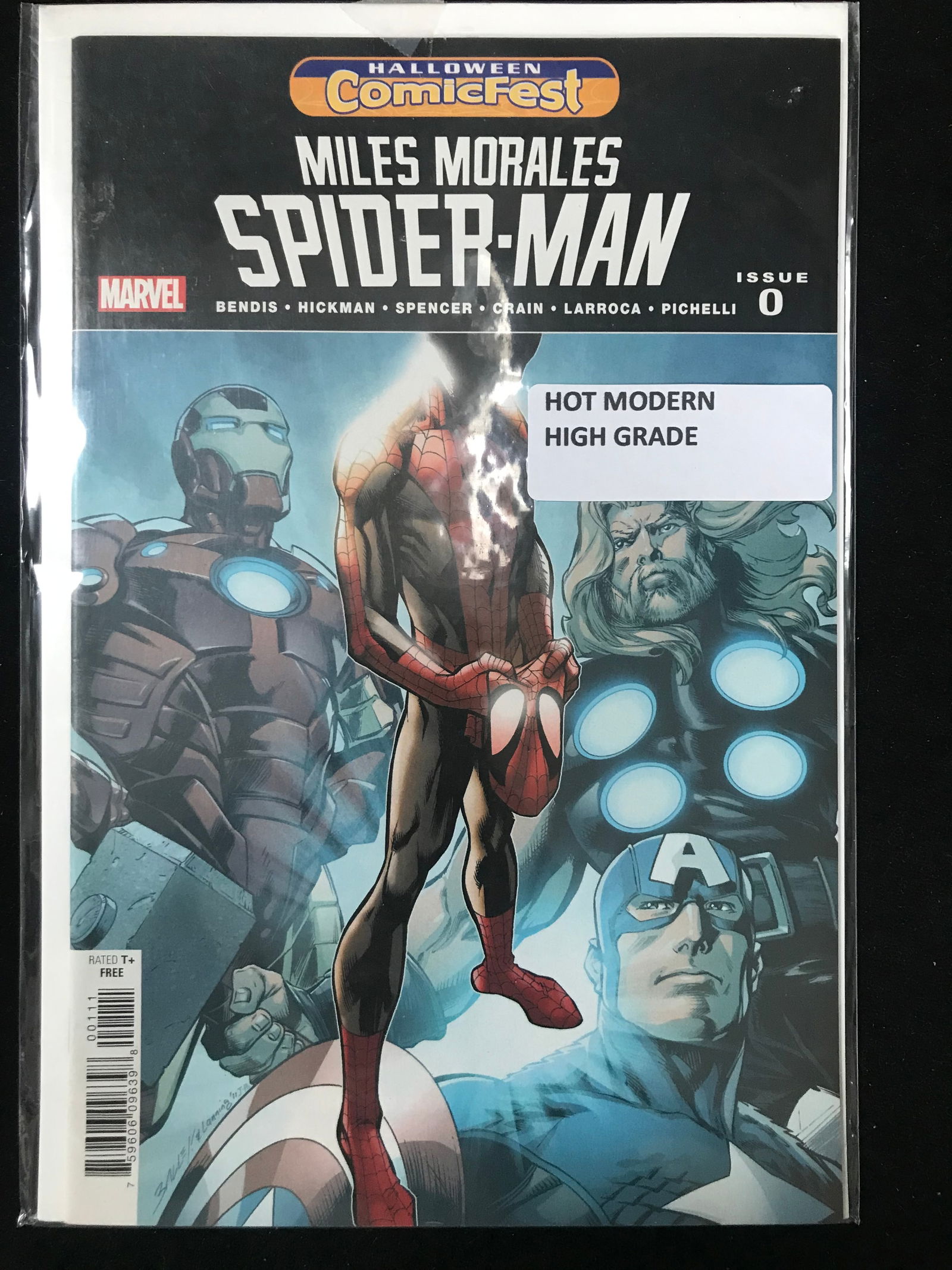 MARVEL COMICS NO.0 MILES MORALES SPIDERMAN (HOT MODERN) (1 of 1)