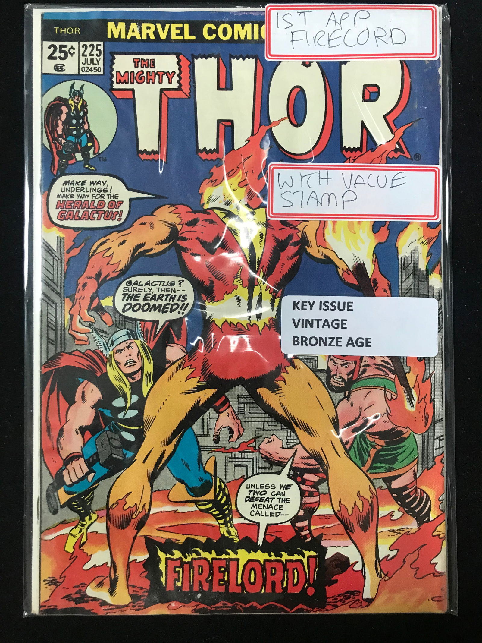MARVEL COMICS NO.225 THE MIGHTY THOR (VINTAGE BRONZE AGE) (1 of 1)