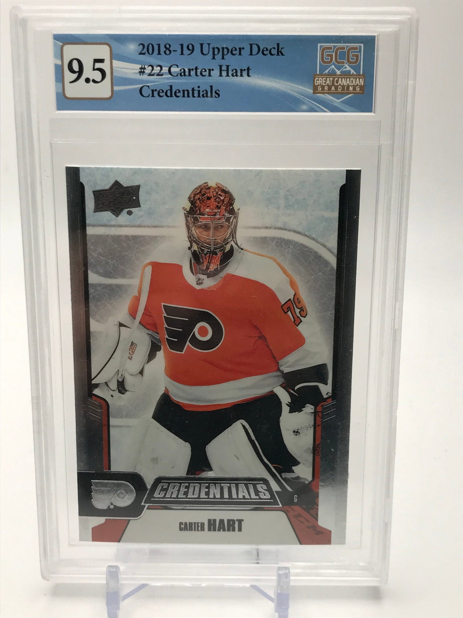 2018-19 UPPER DECK CARTER HART CREDENTIALS (GCG 9.5): Prices are in Canadian dollars